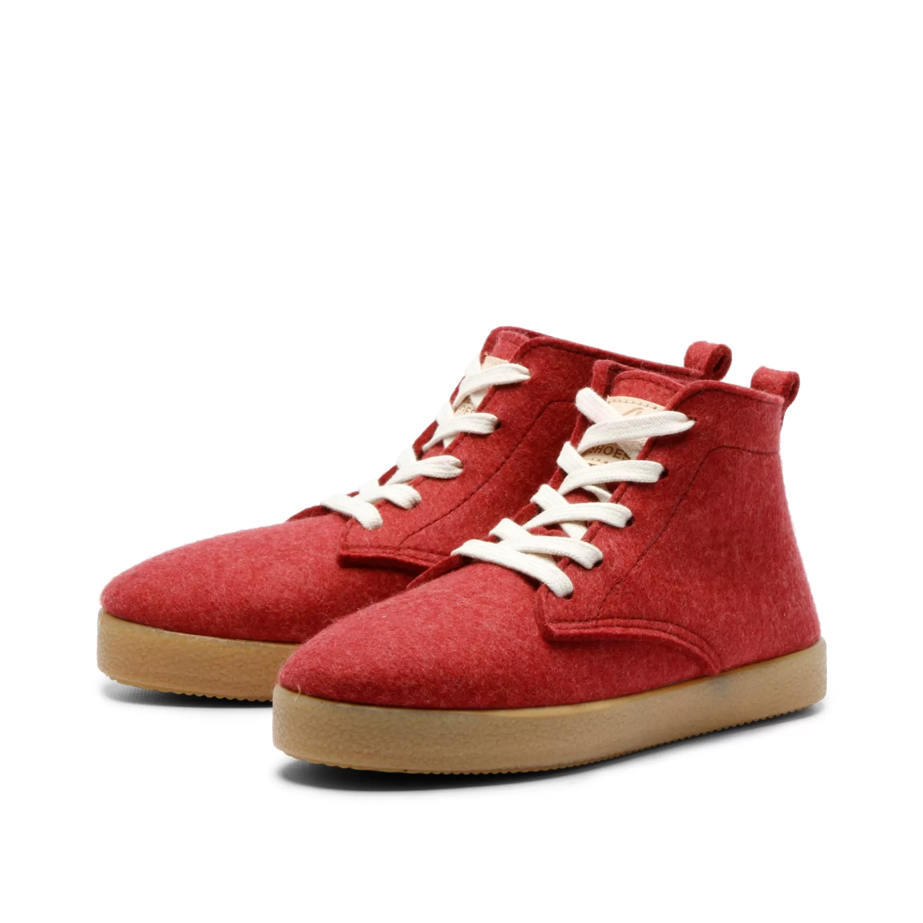 Sneakers*Grand Step Adam Wool Red Lace Bootie