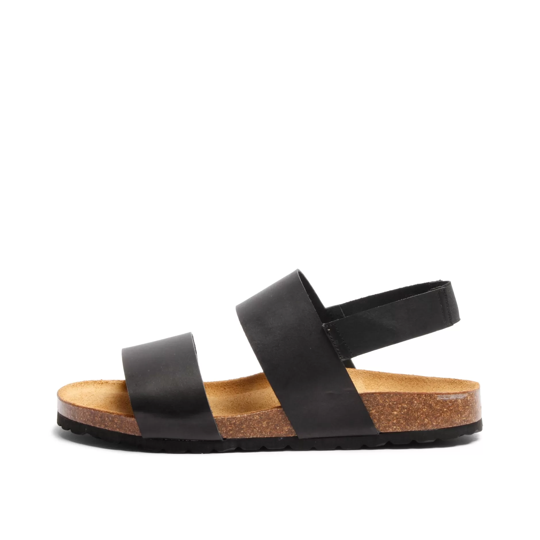 Sandals*Grand Step Alex Bio Leather Sandal Black