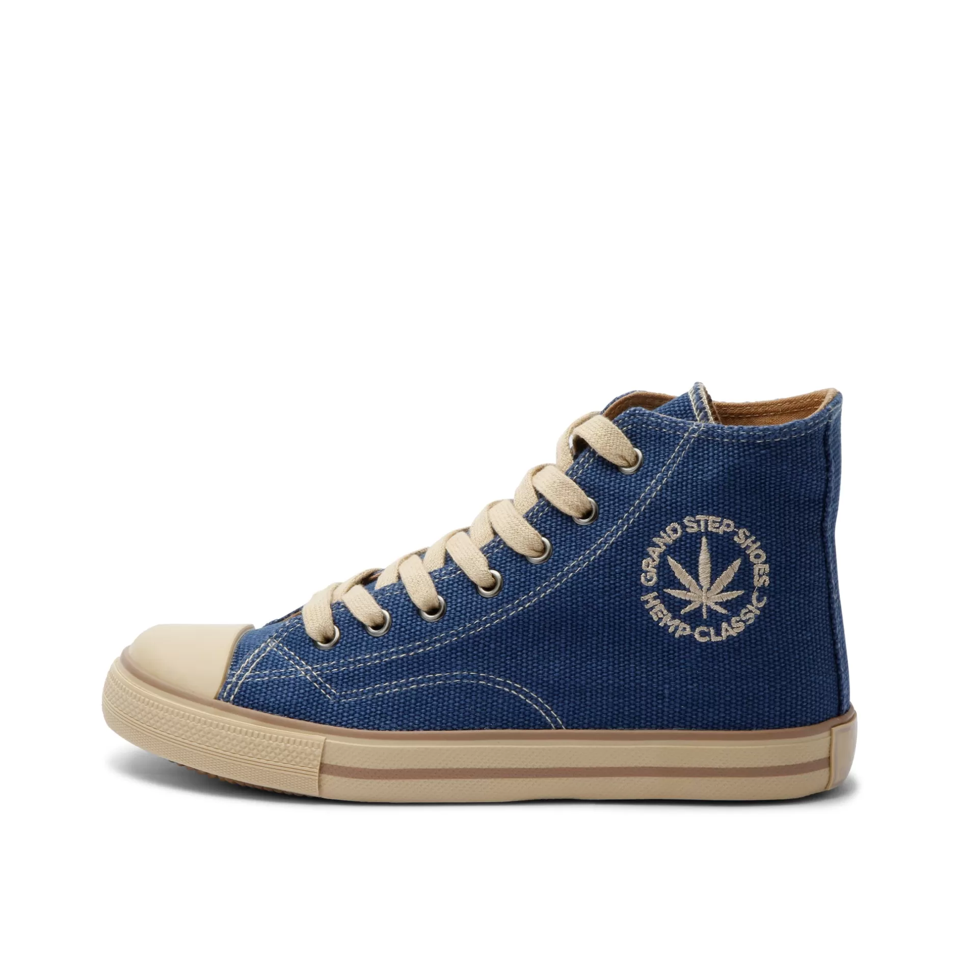 Sneakers*Grand Step Billy Navy Hemp Sneaker