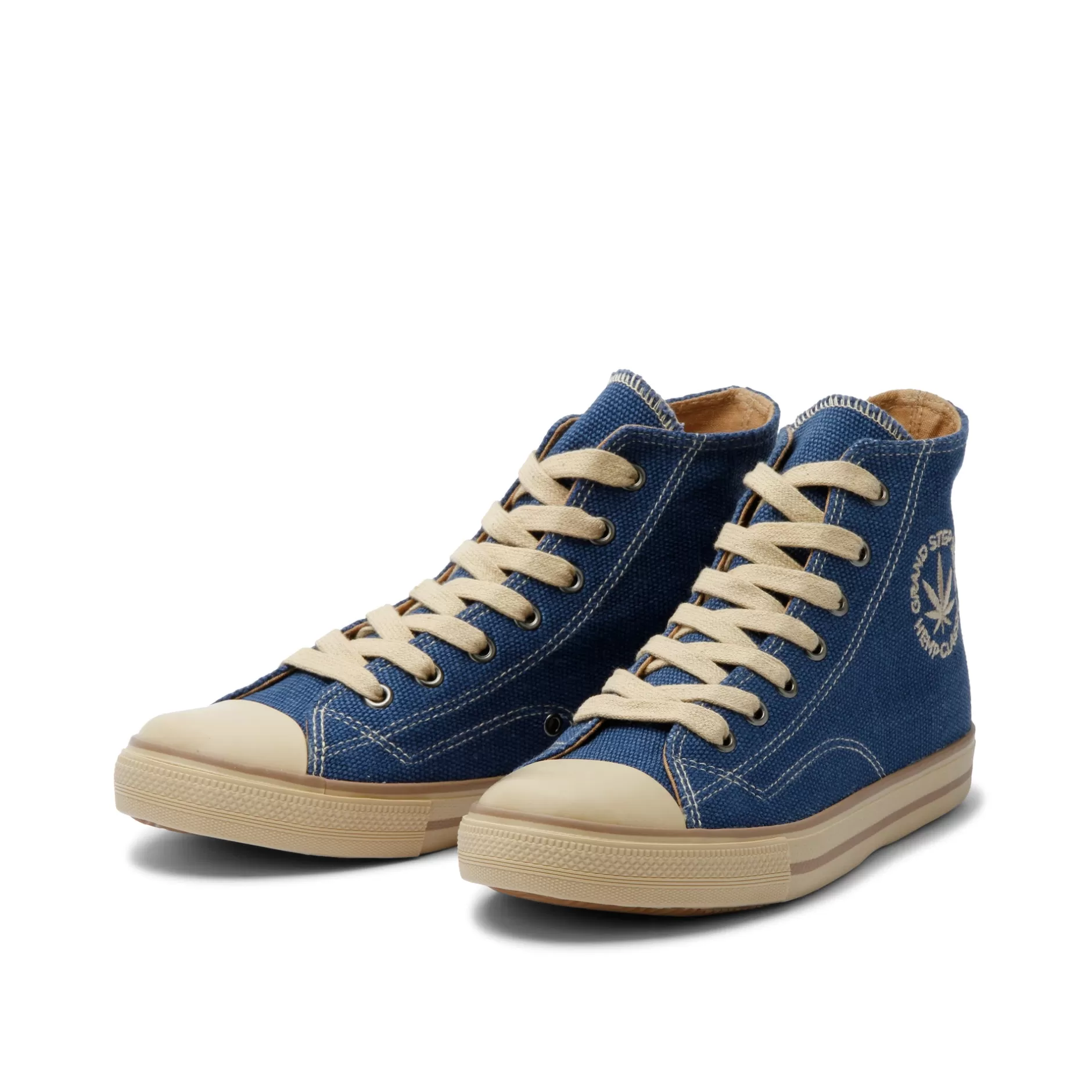 Sneakers*Grand Step Billy Navy Hemp Sneaker