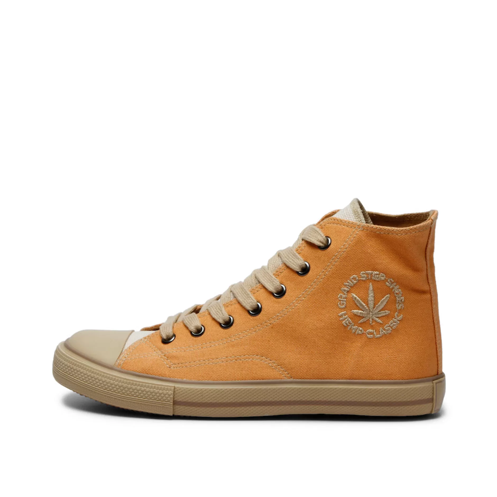 Sneakers*Grand Step Billy Orange-Offwhite Hemp Sneaker