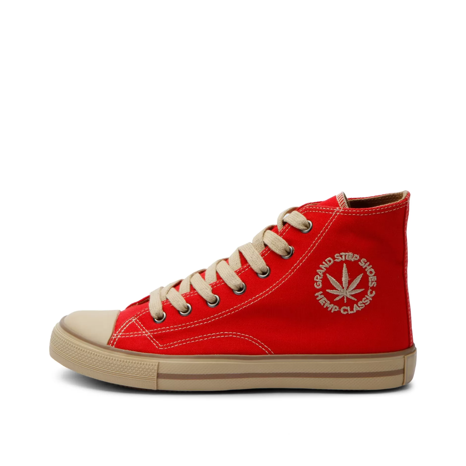 Sneakers*Grand Step Billy Red Hemp Sneaker