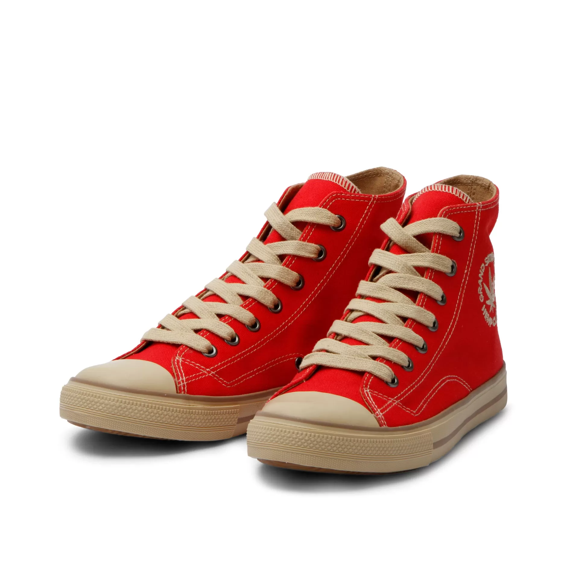 Sneakers*Grand Step Billy Red Hemp Sneaker