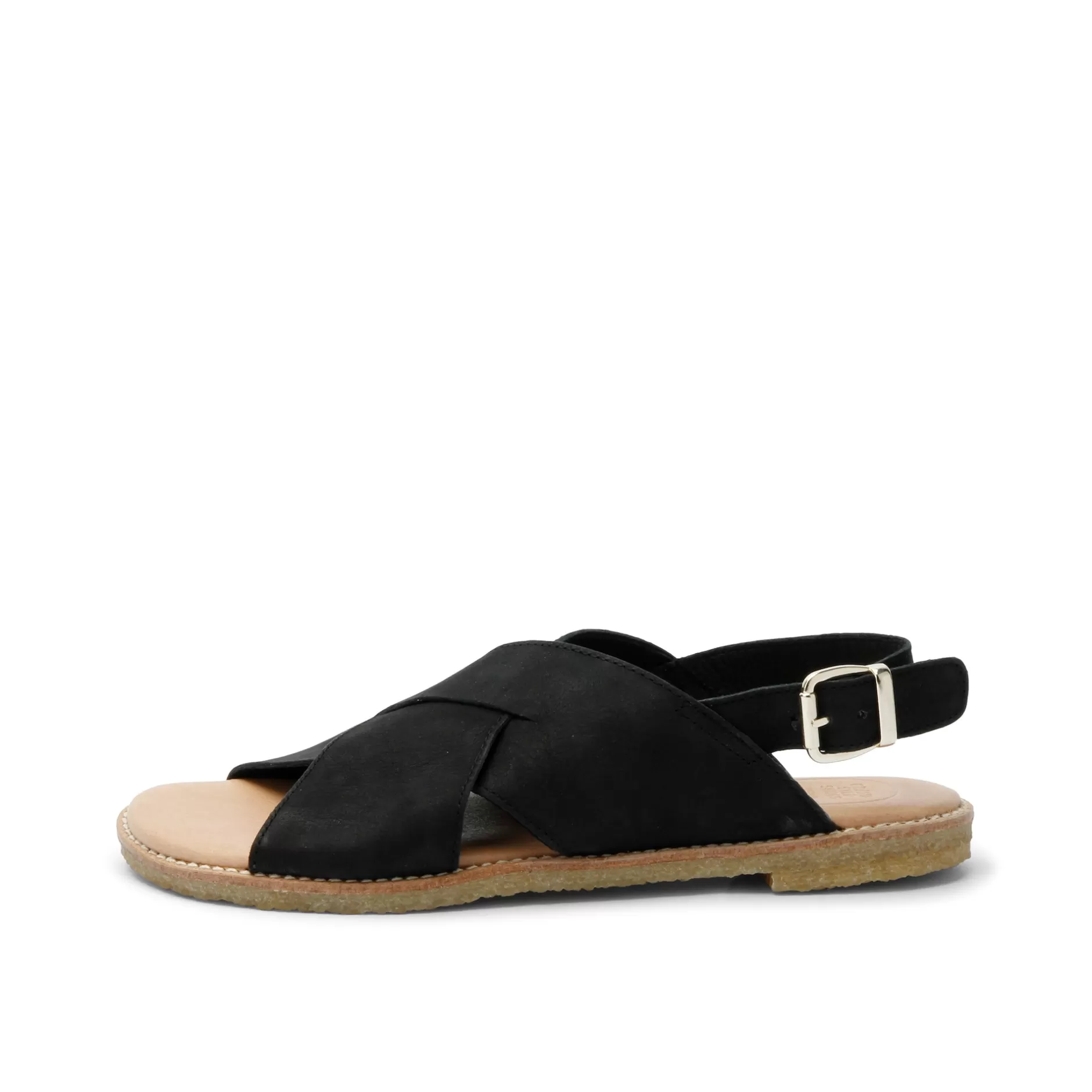 Shoes*Grand Step Bonita Leather Sandal Black