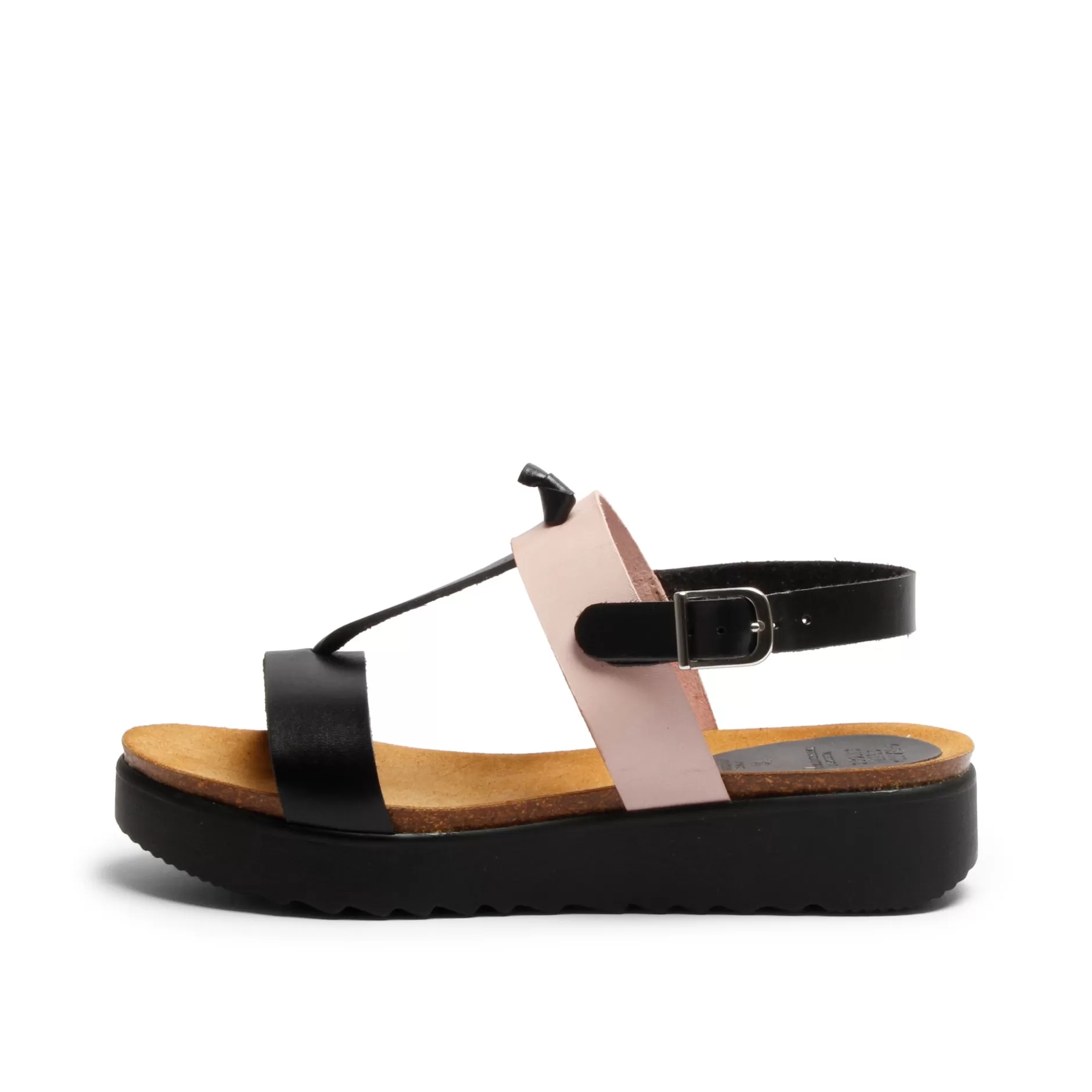 Shoes*Grand Step Edina Leather Sandal Black