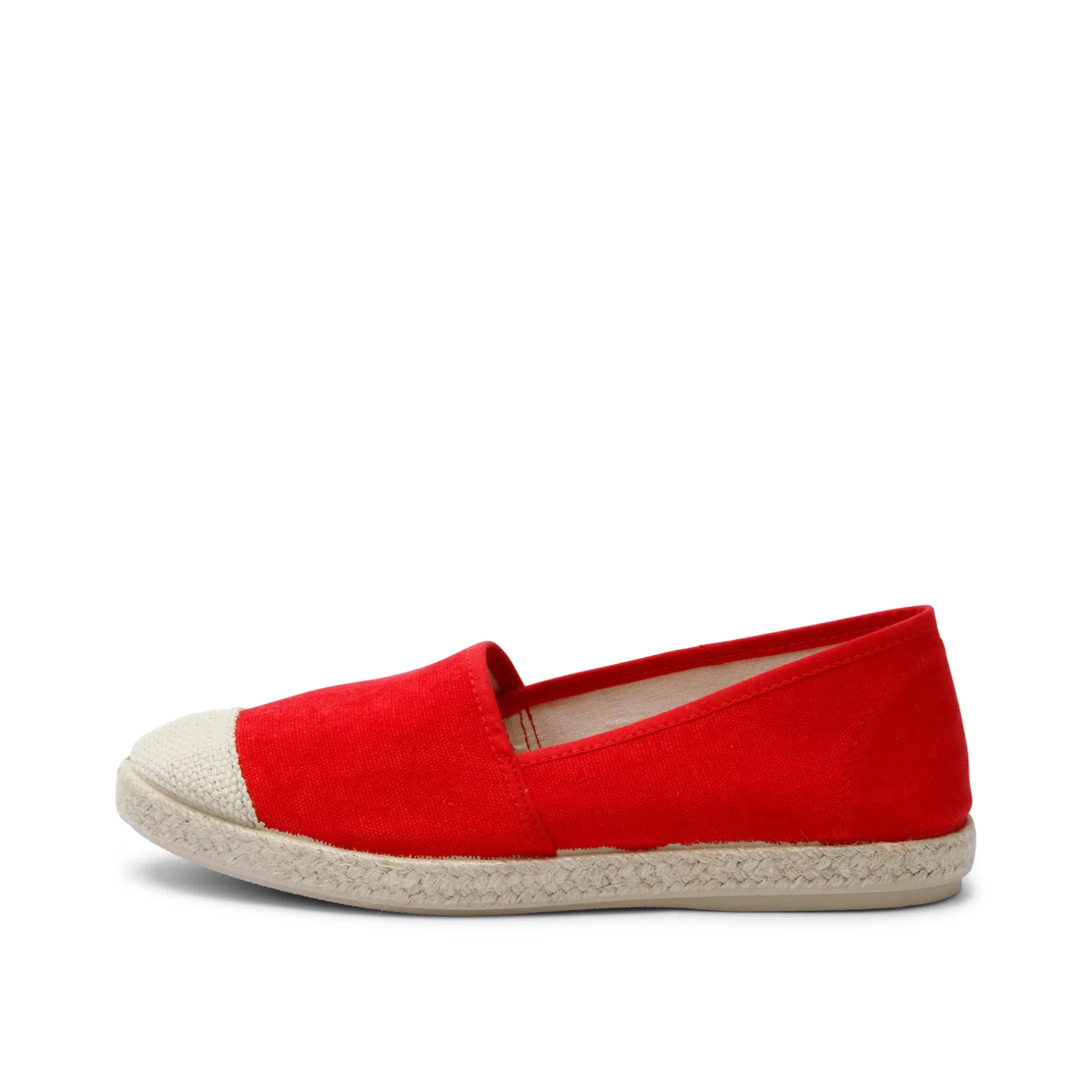 Shoes*Grand Step Evita Cotton Espadrille Red