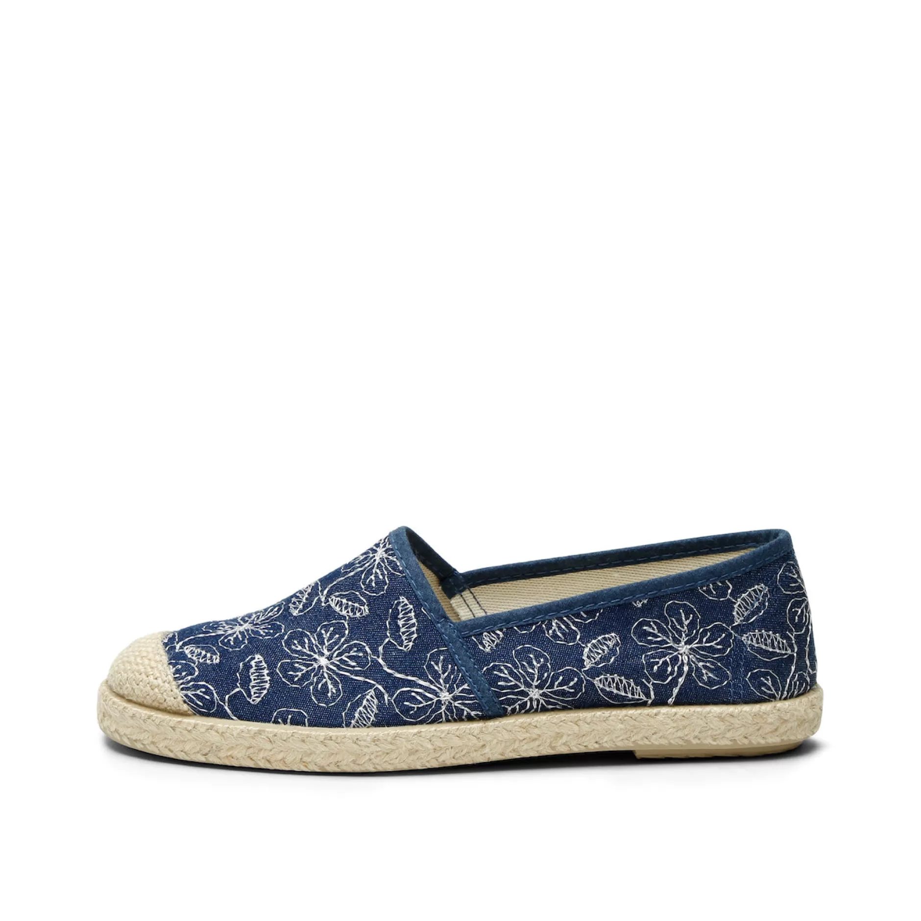 Shoes*Grand Step Evita Espadrille Flowers Azul