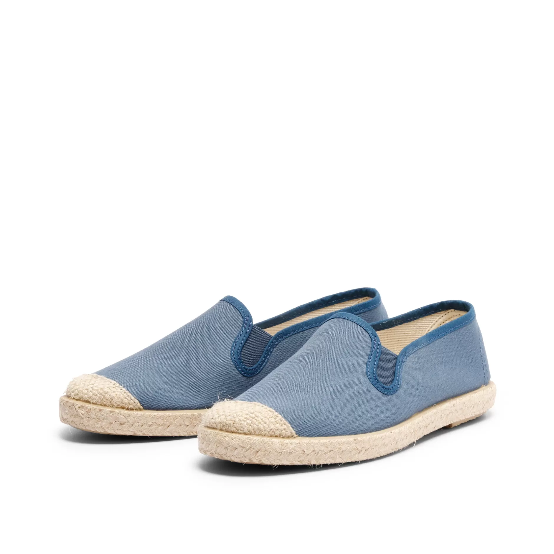 Shoes*Grand Step Evita Espadrille Stretch Azul