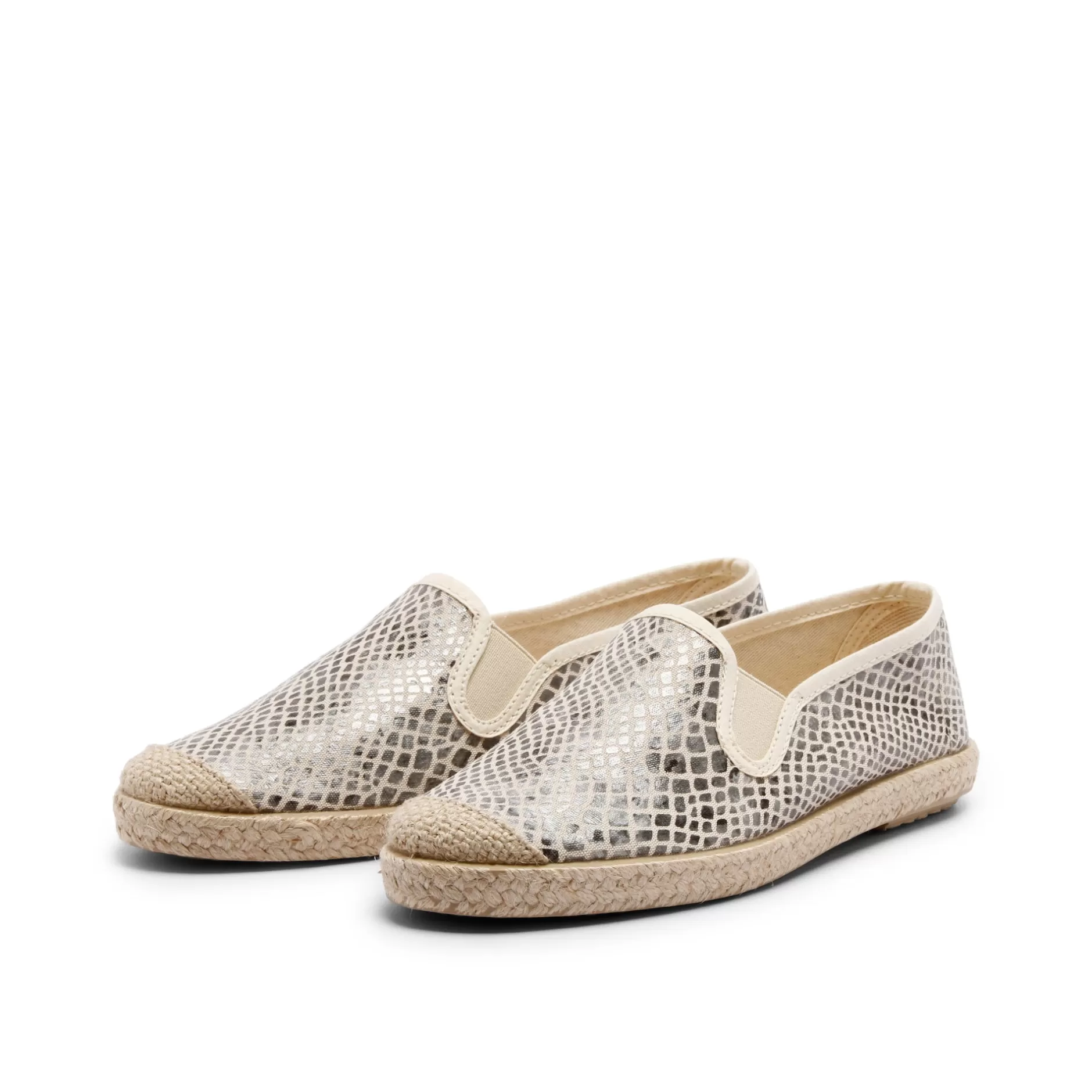 Shoes*Grand Step Evita Espadrille Stretch Snake