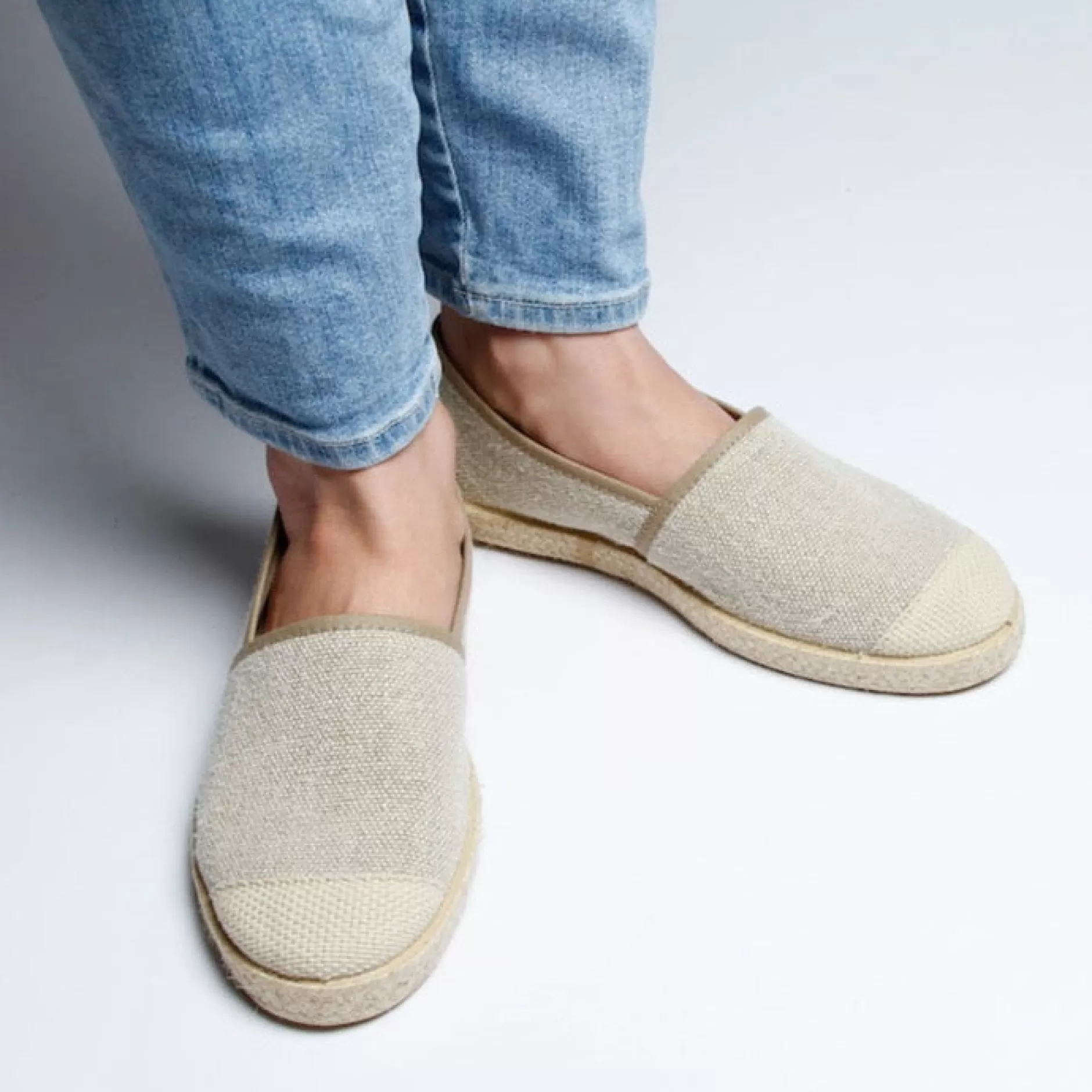 Shoes*Grand Step Evita Hemp Espadrille Nature