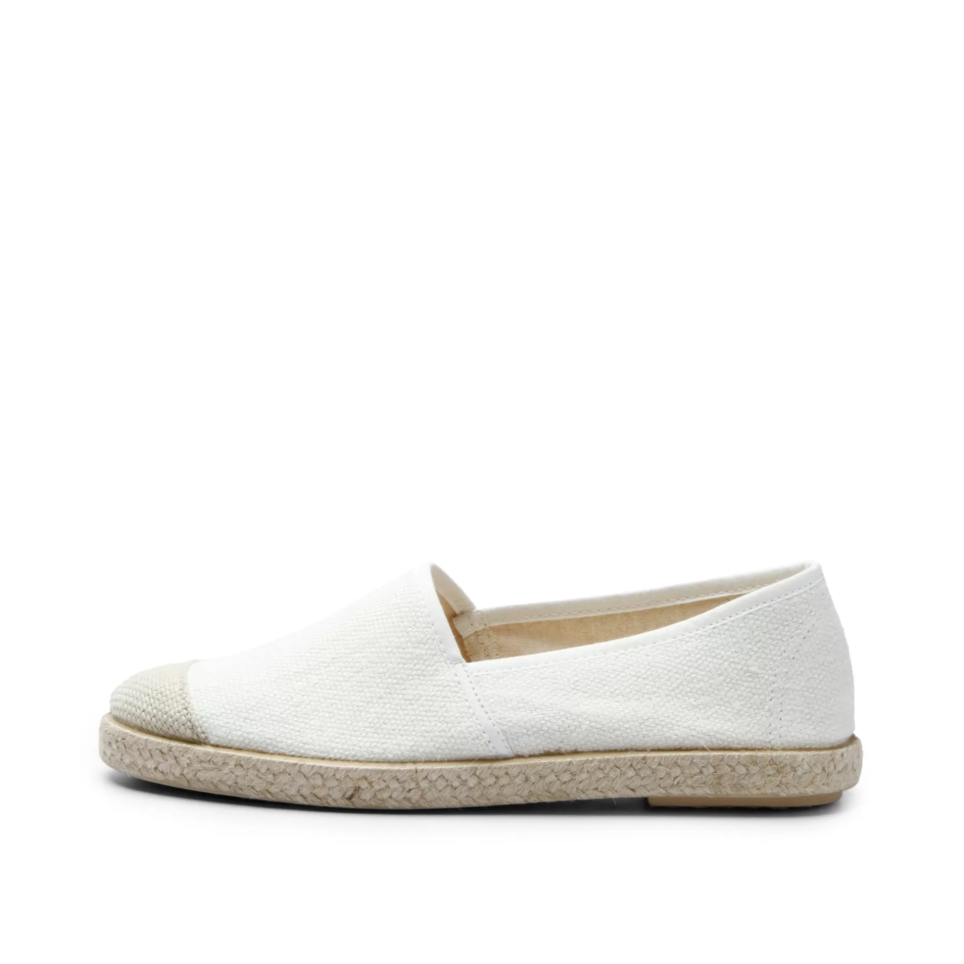 Shoes*Grand Step Evita Hemp Espadrille White