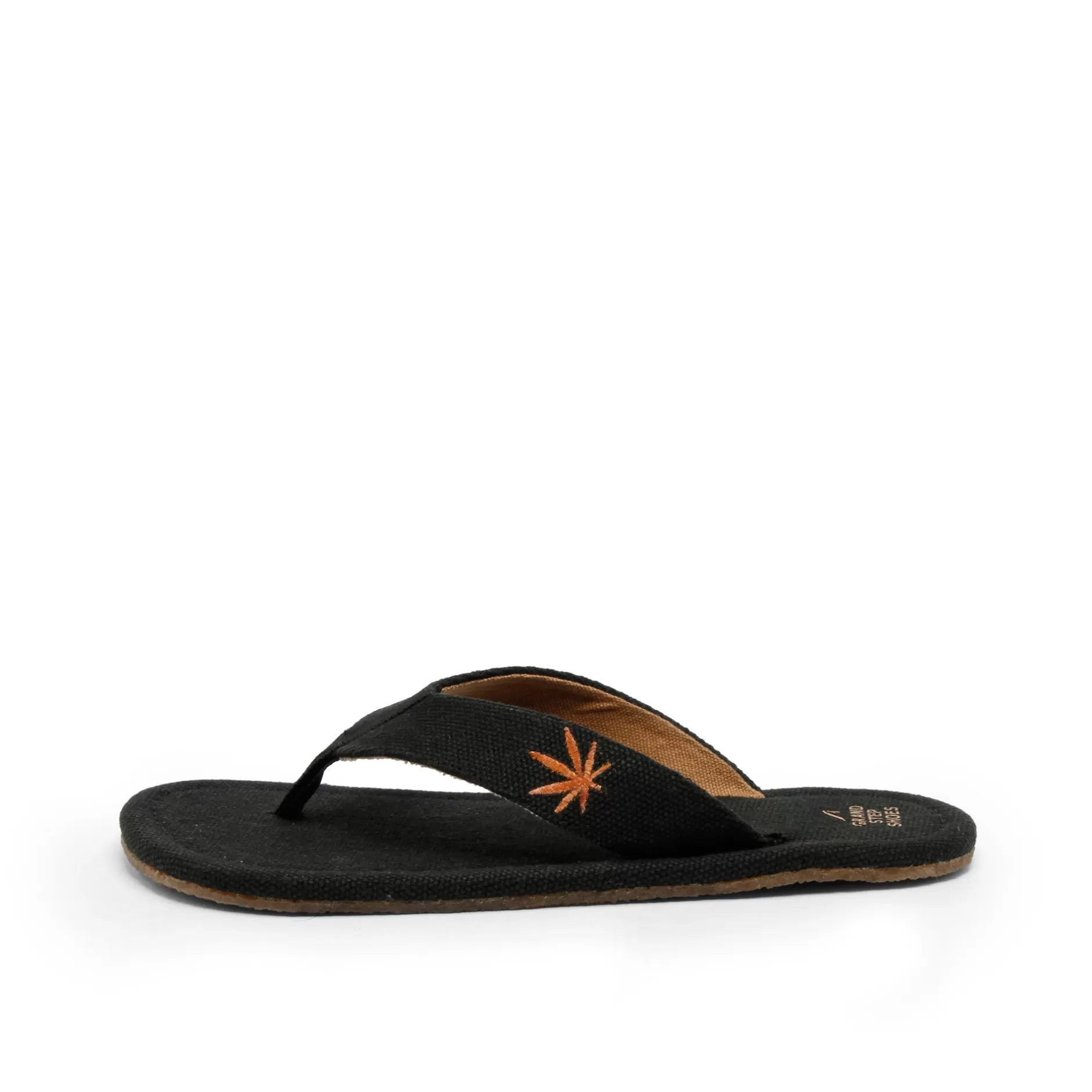 Sandals*Grand Step Harper Hemp Sandal Black