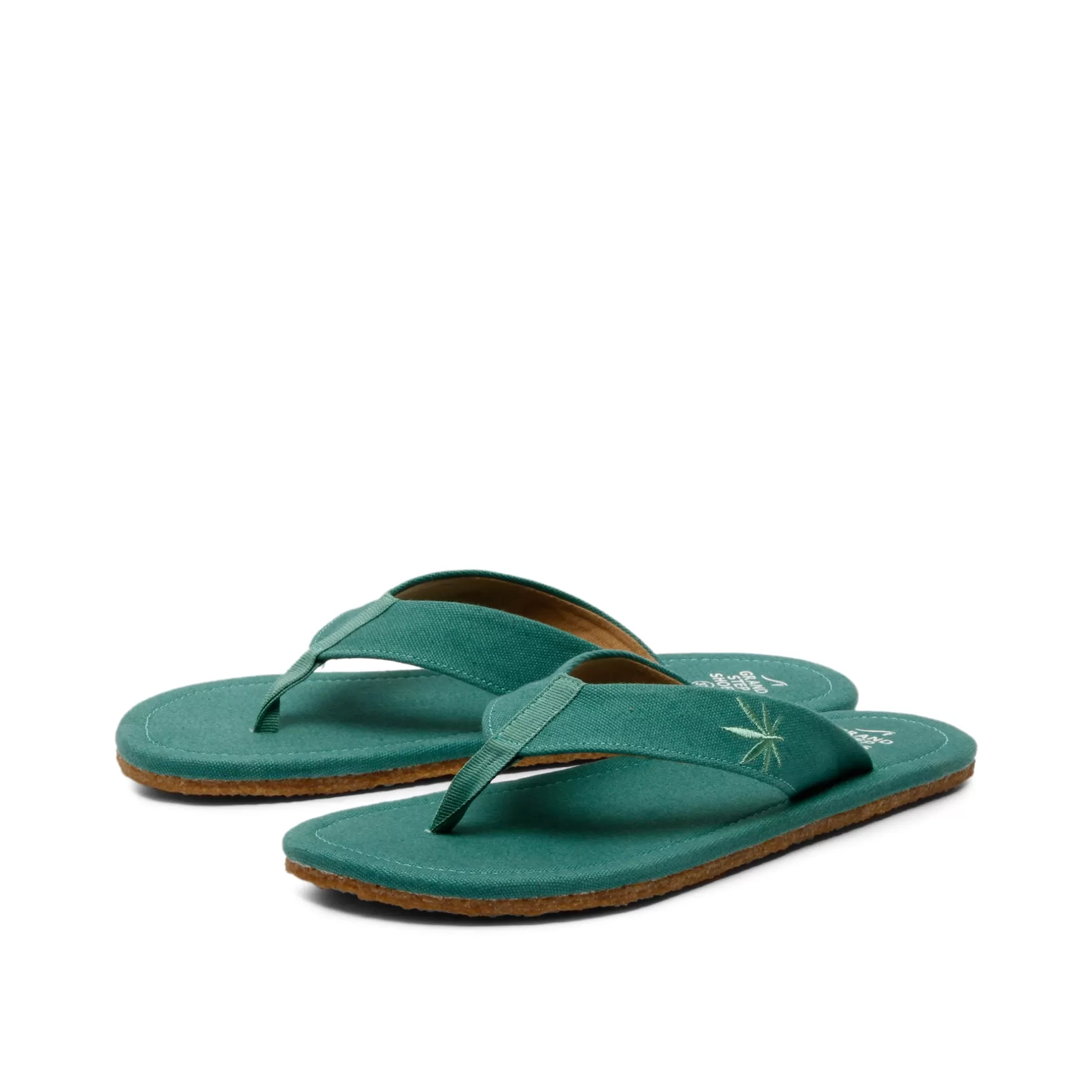 Sandals*Grand Step Harper Hemp Sandal Seagreen