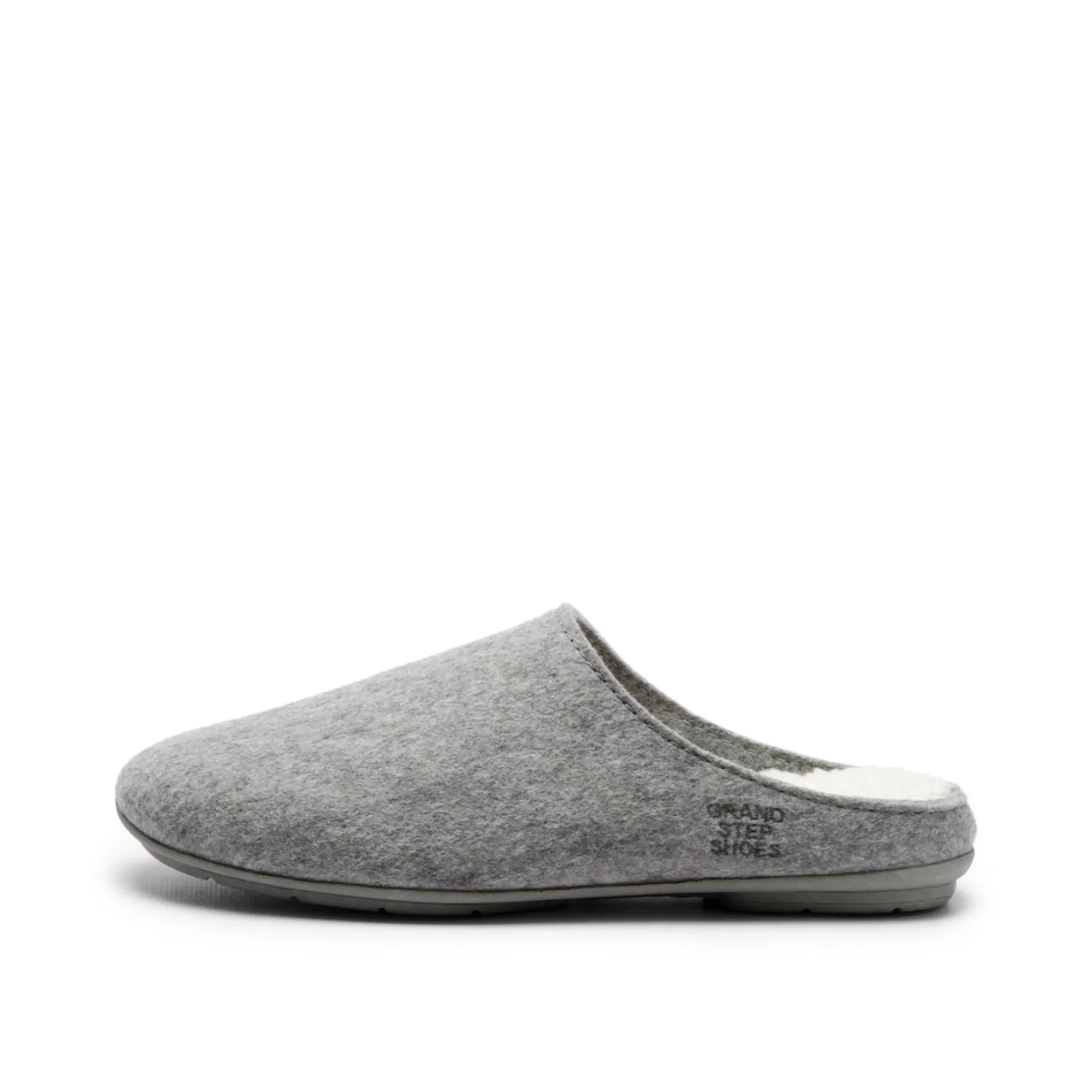 Slippers*Grand Step Homeslipper Wool Grey