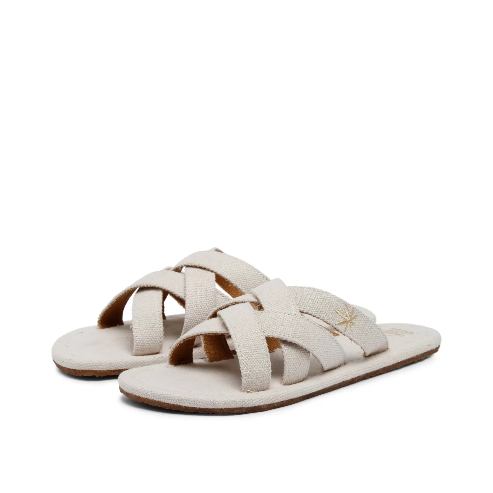 Sandals*Grand Step Jamie Hemp Sandal Offwhite