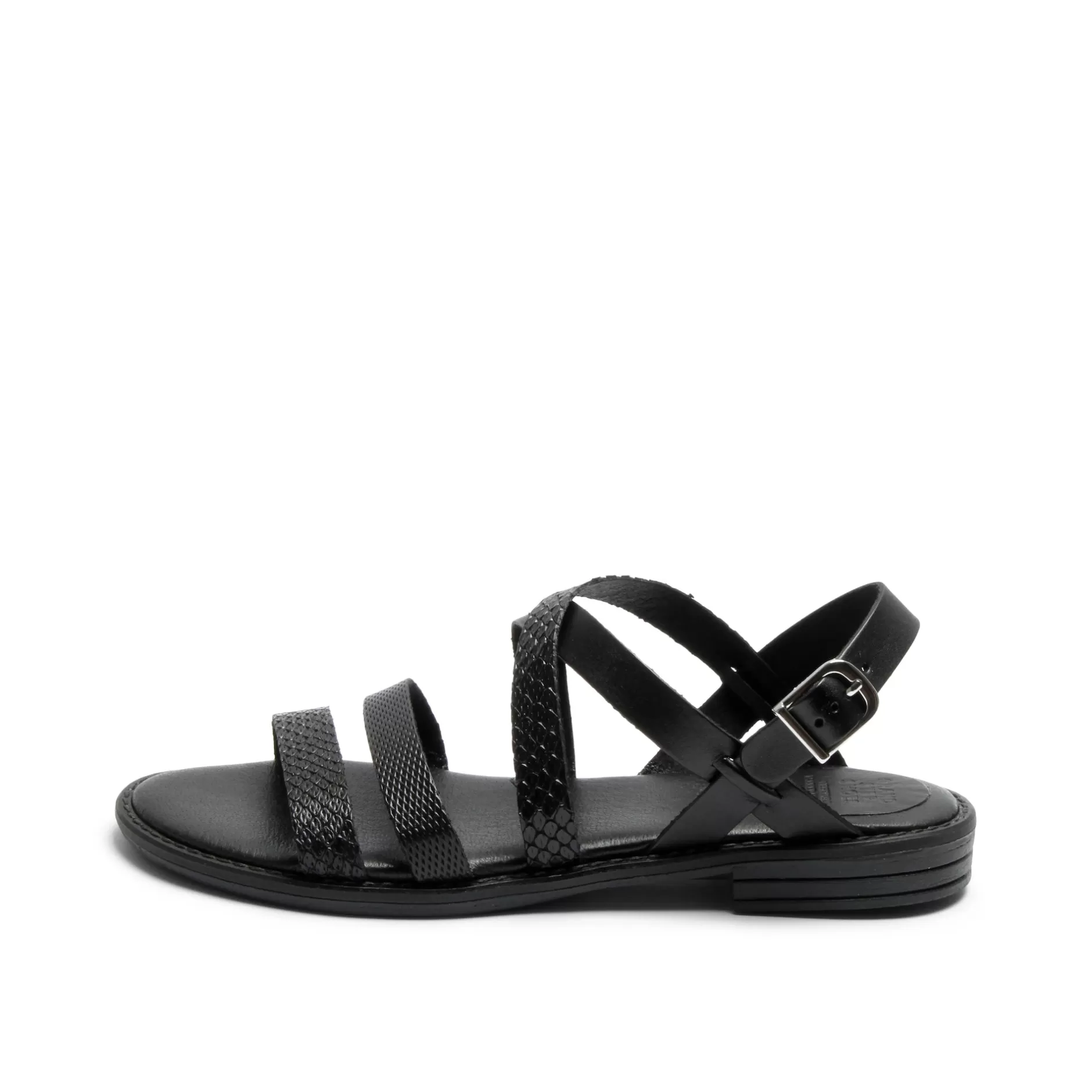 Shoes*Grand Step Kiki Leather Sandal Black