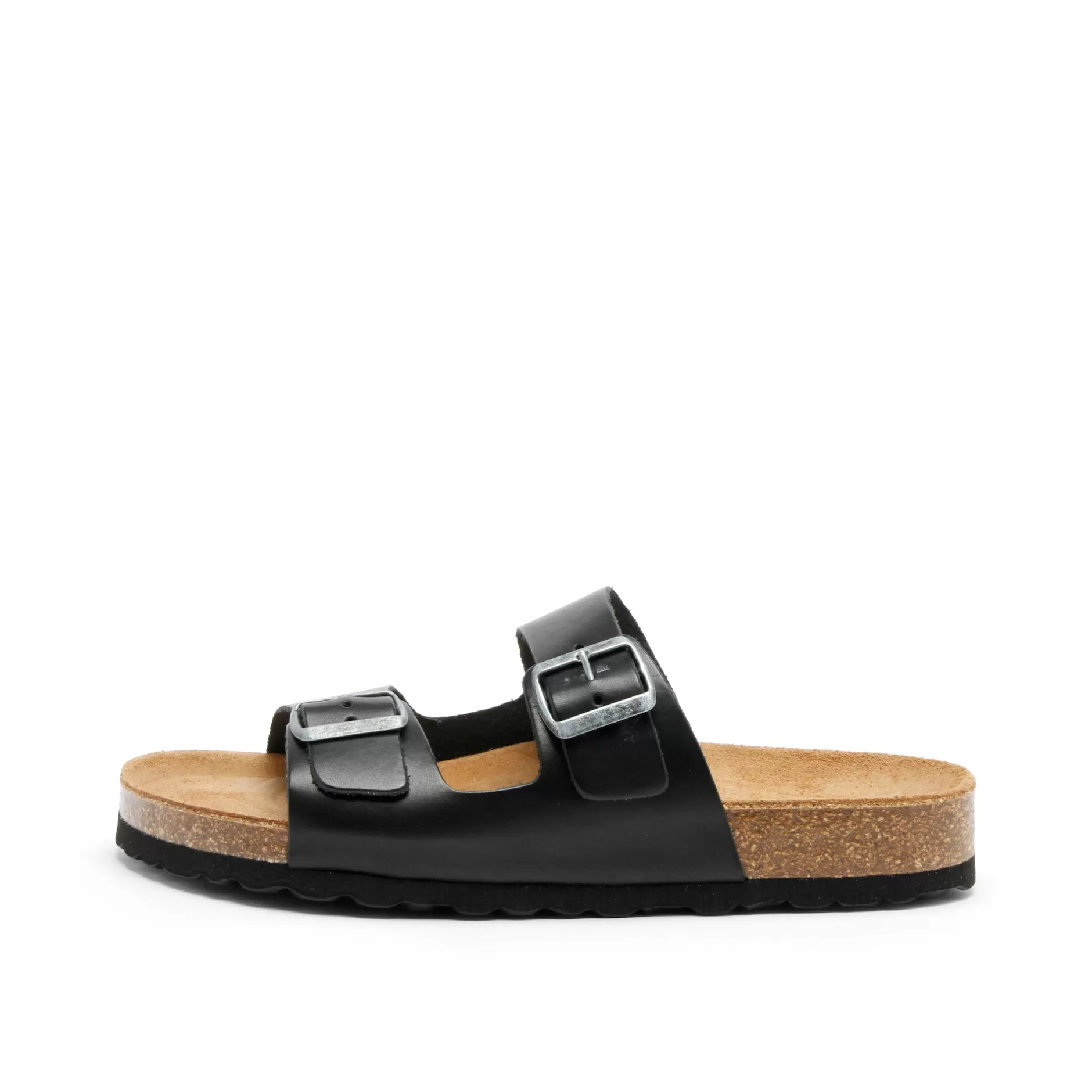 Shoes*Grand Step Lars Bio Leather Sandal Black