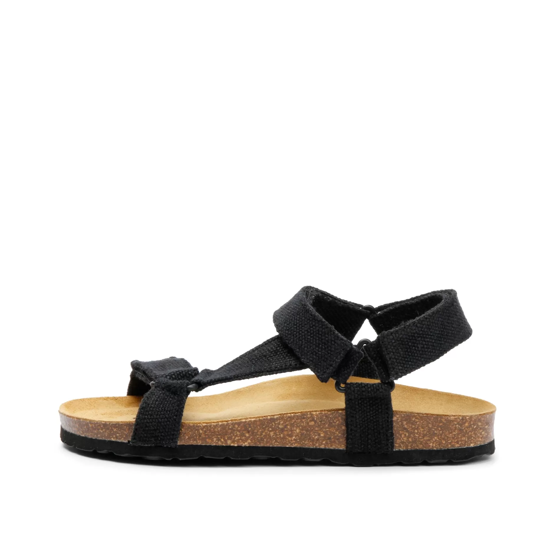 Sandals*Grand Step Leo Hemp Sandal Black