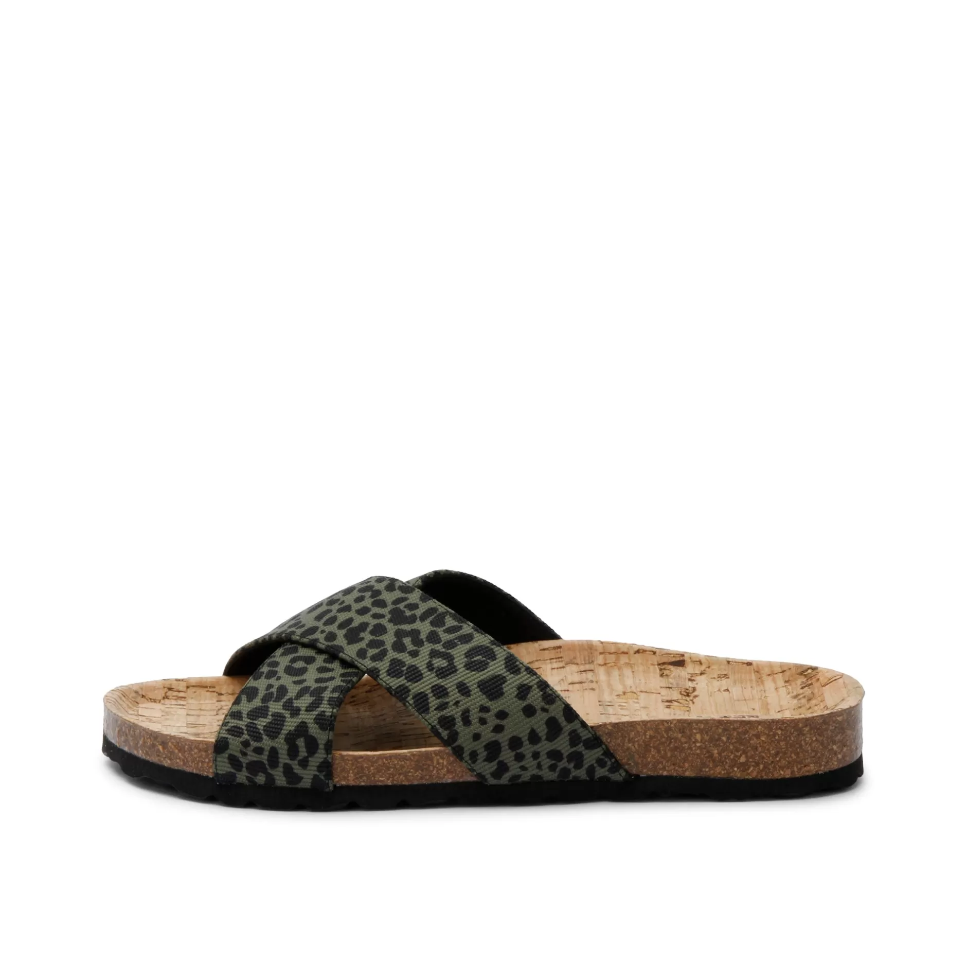 Shoes*Grand Step Lilo Animal Olive Sandal