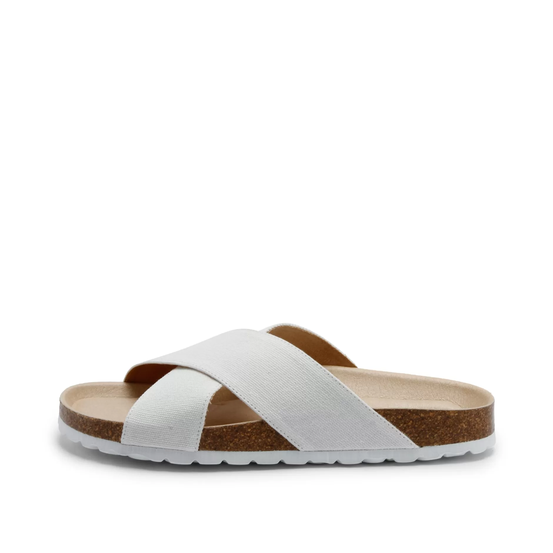 Shoes*Grand Step Lola Organic Sandal White