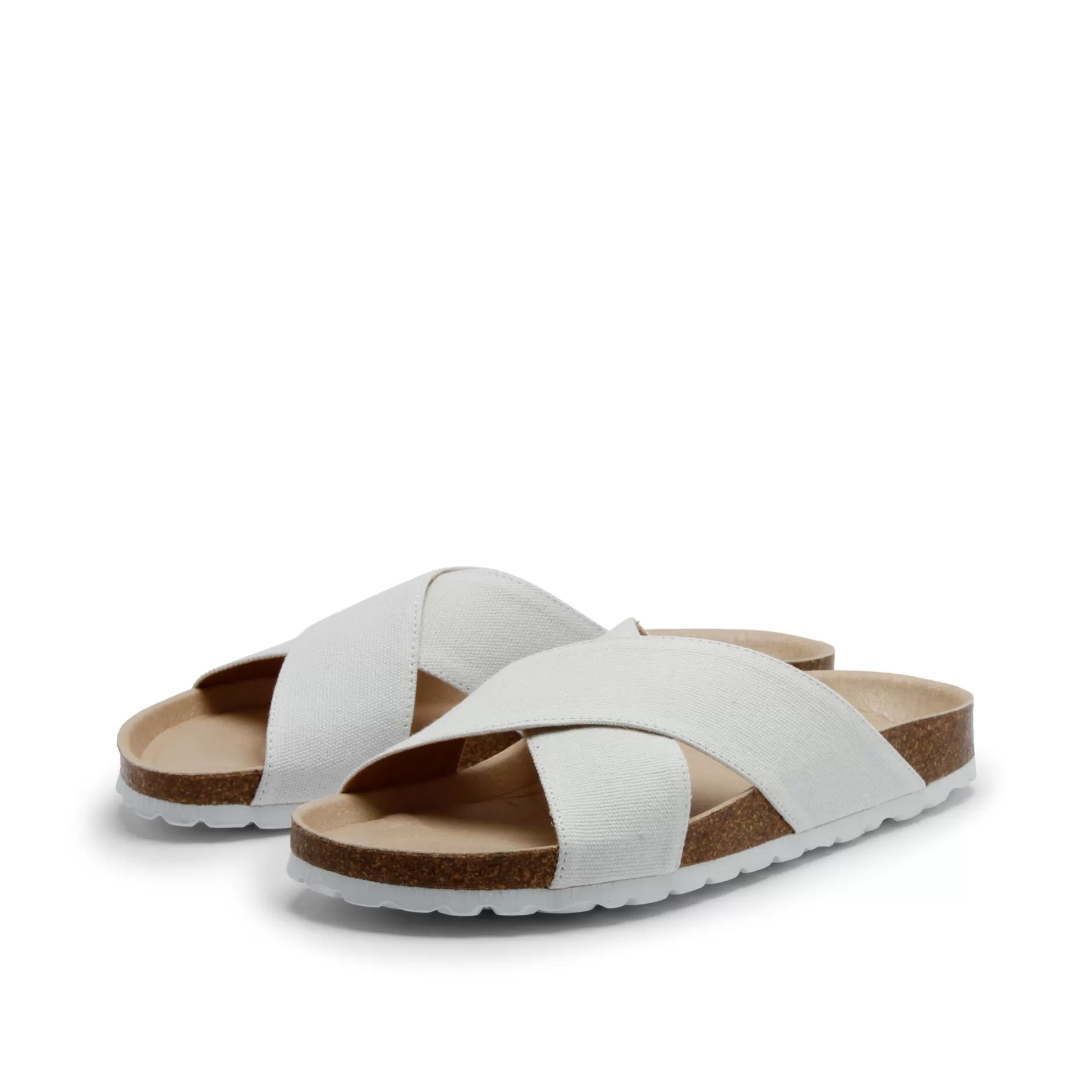 Shoes*Grand Step Lola Organic Sandal White