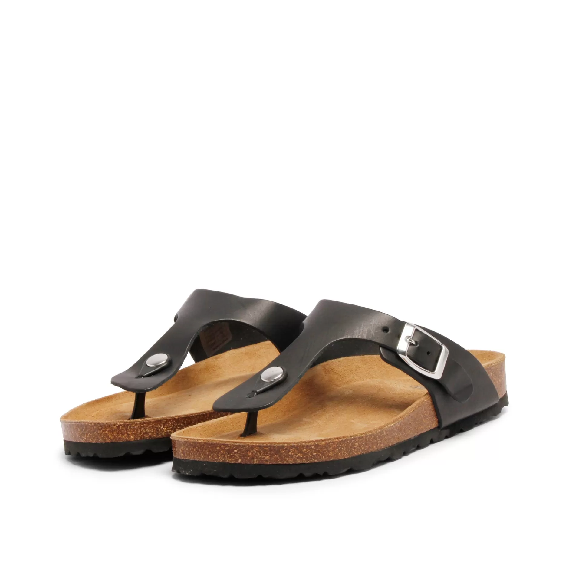 Shoes*Grand Step Mana Leather Sandal Black