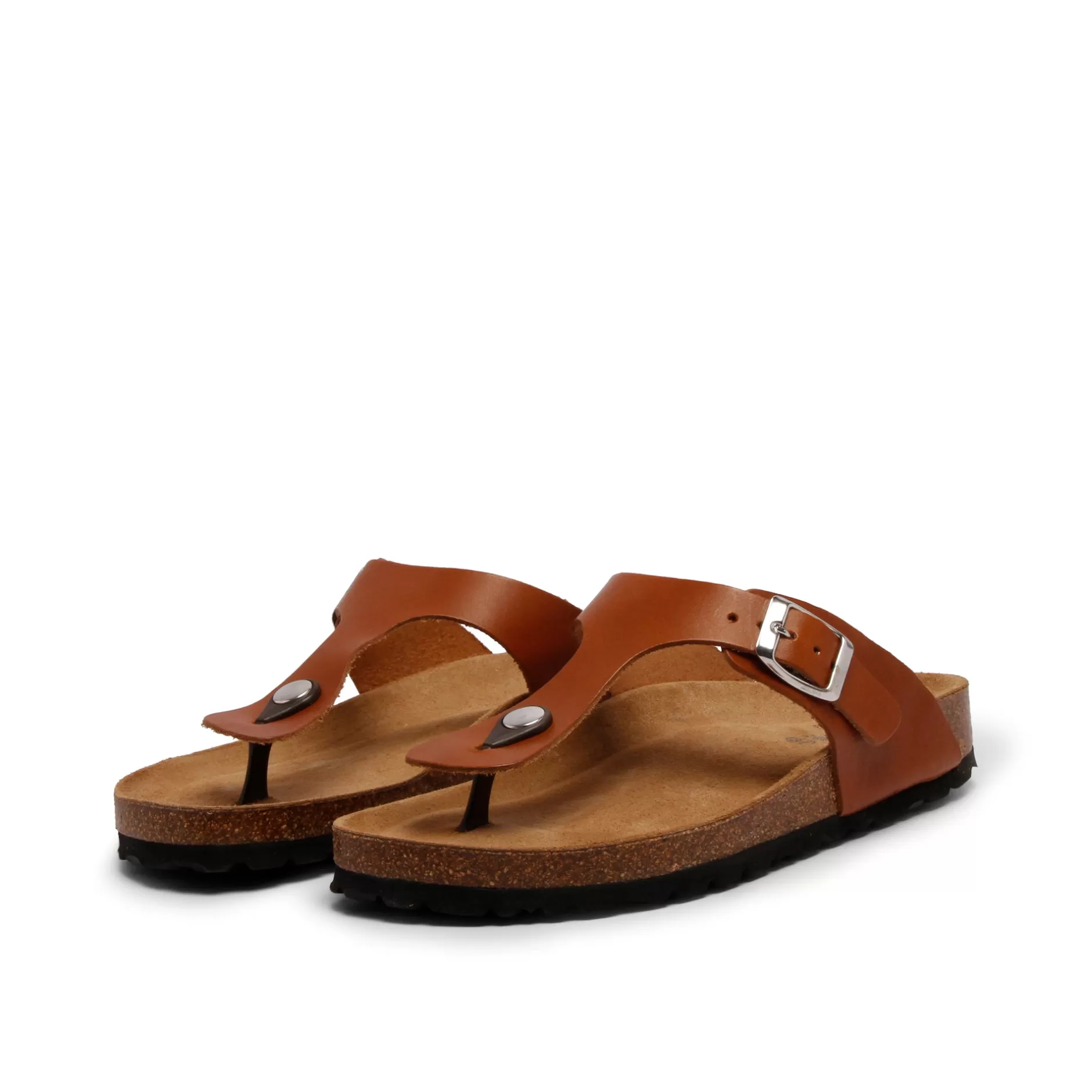 Shoes*Grand Step Mana Leather Sandal Whisky