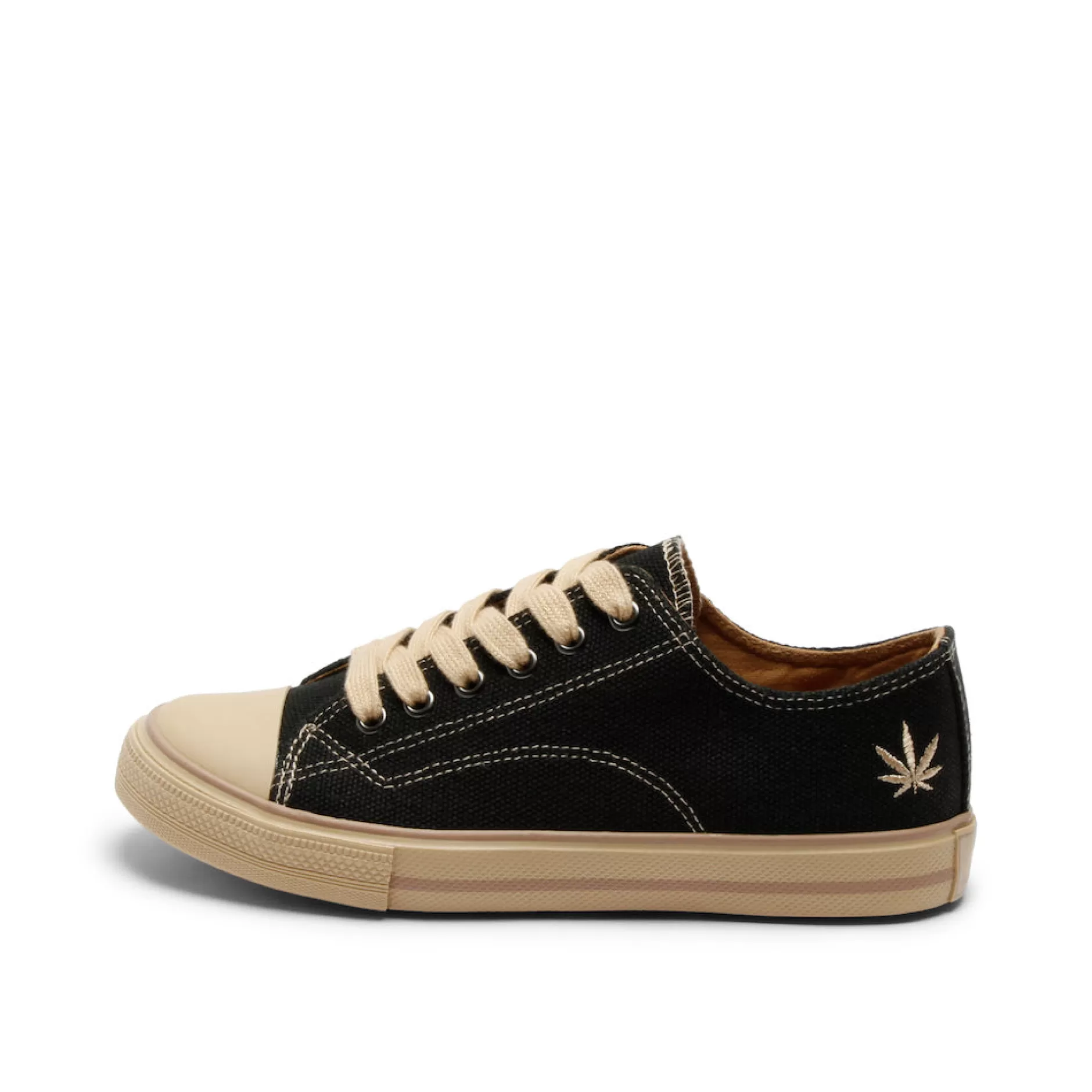 Sneakers*Grand Step Marley Black Hemp Sneaker