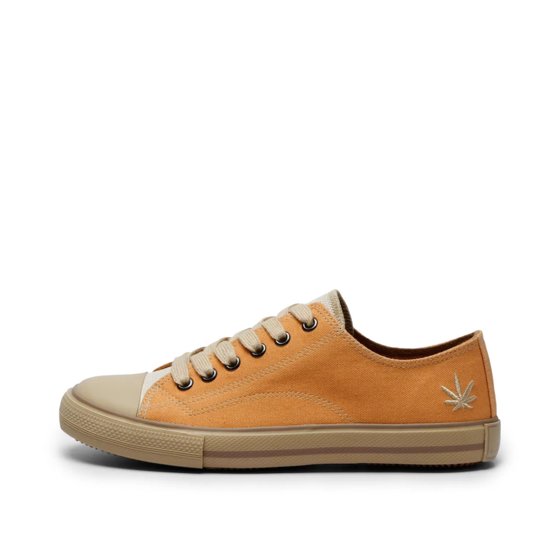 Sneakers*Grand Step Marley Orange Offwhite Hemp Sneaker