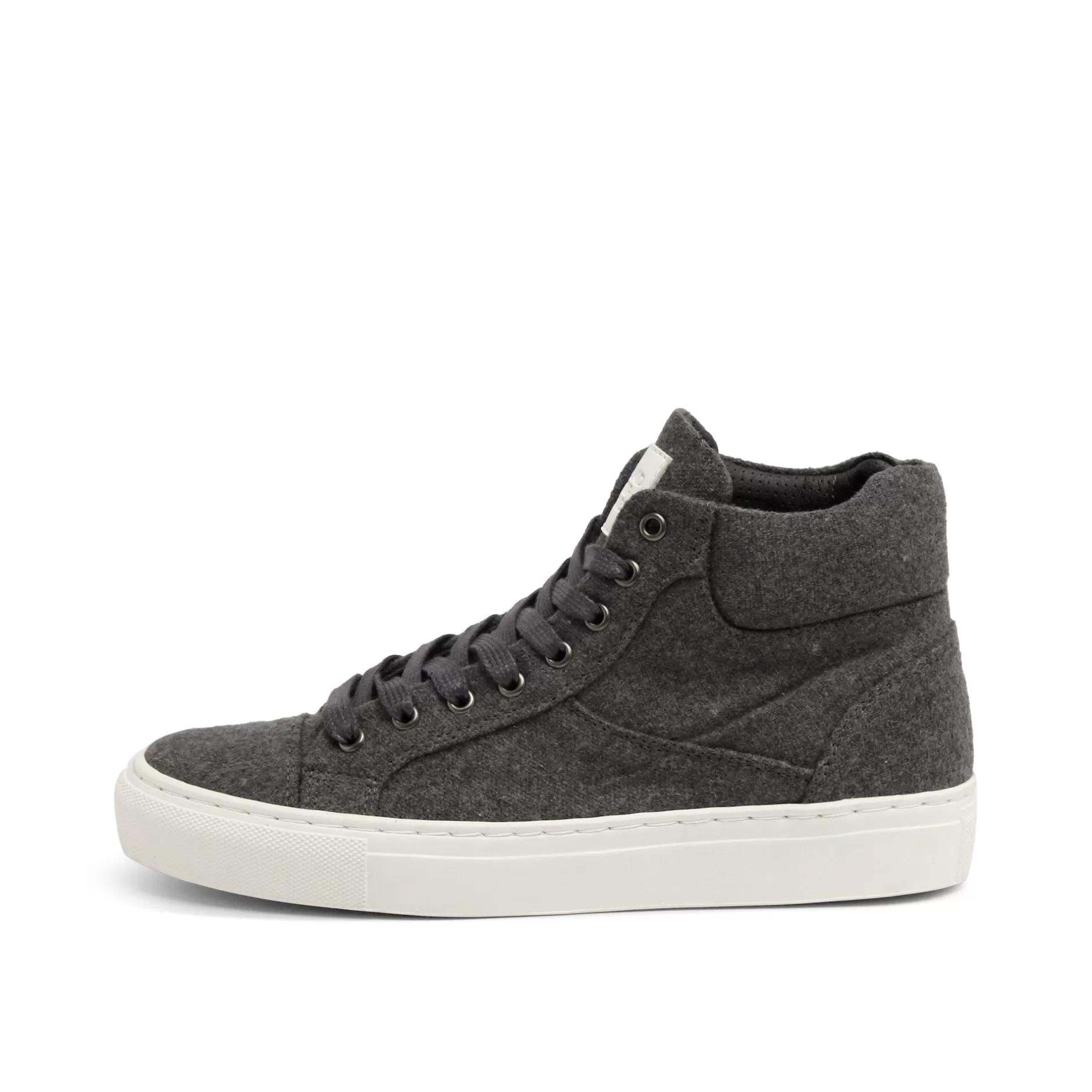 Sneakers*Grand Step Sally Vegan Felt Grey High Top Sneaker