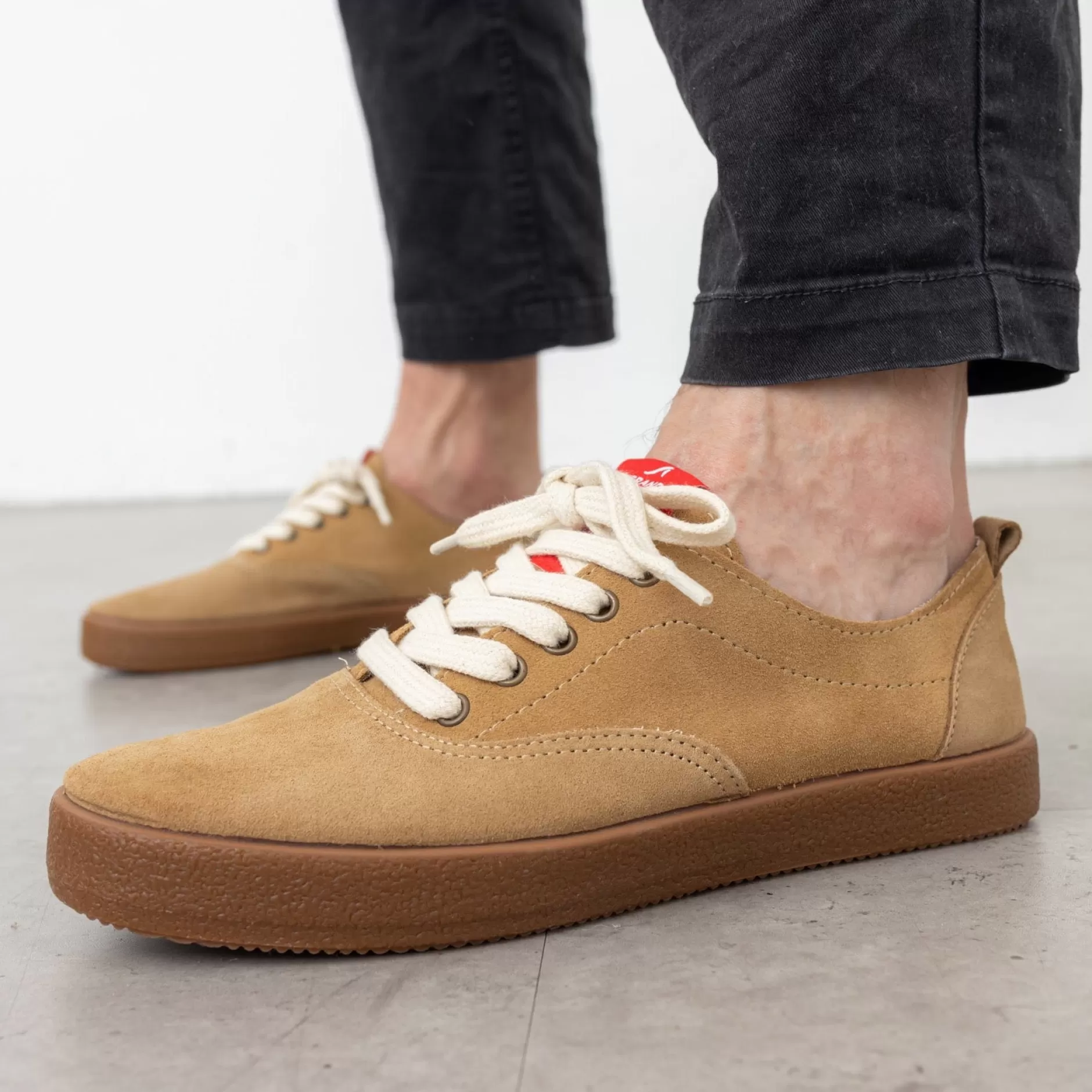 Sneakers*Grand Step Sasha Camel Suede Sneaker