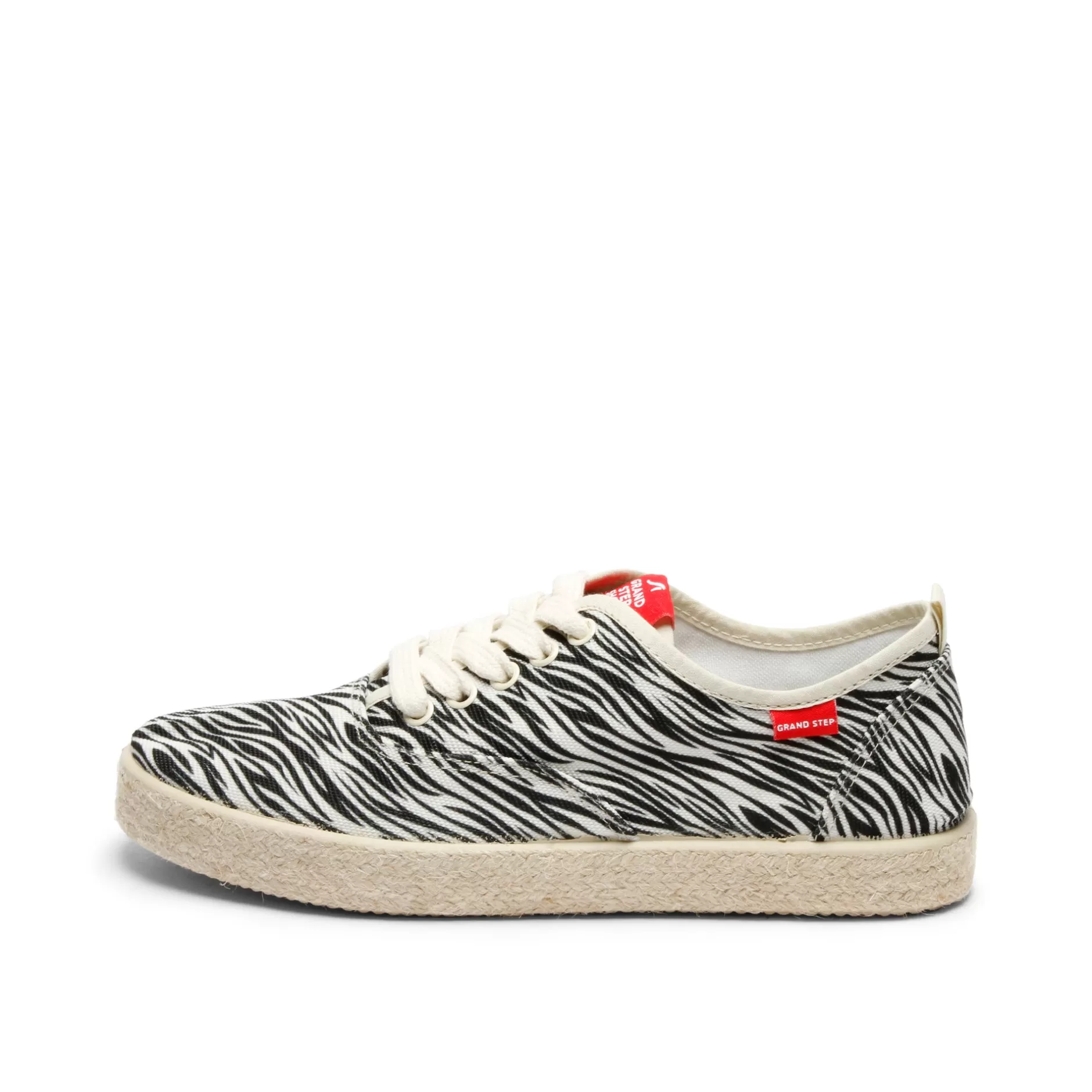 Sneakers*Grand Step Sasha Recycled Sneaker Zebra