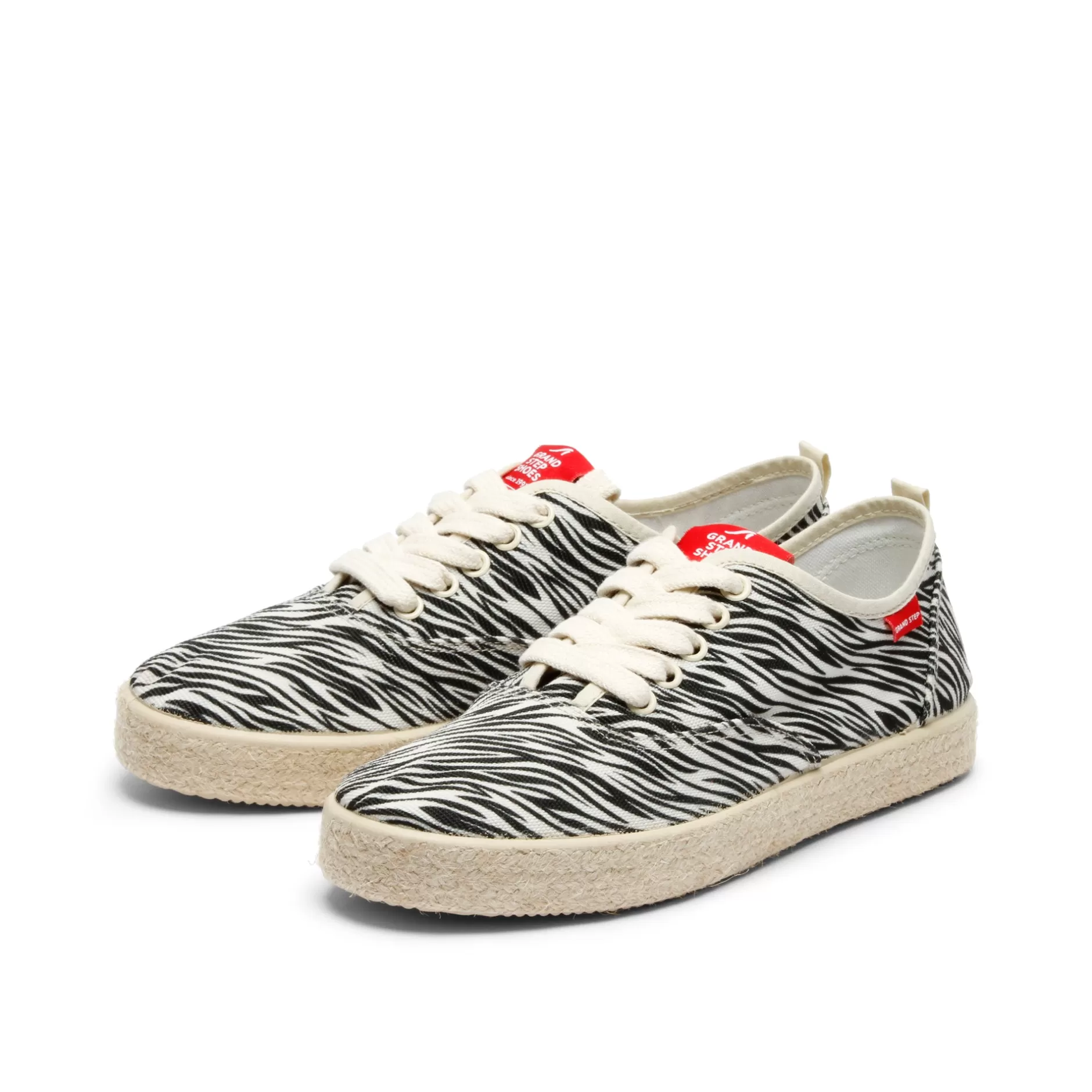 Sneakers*Grand Step Sasha Recycled Sneaker Zebra