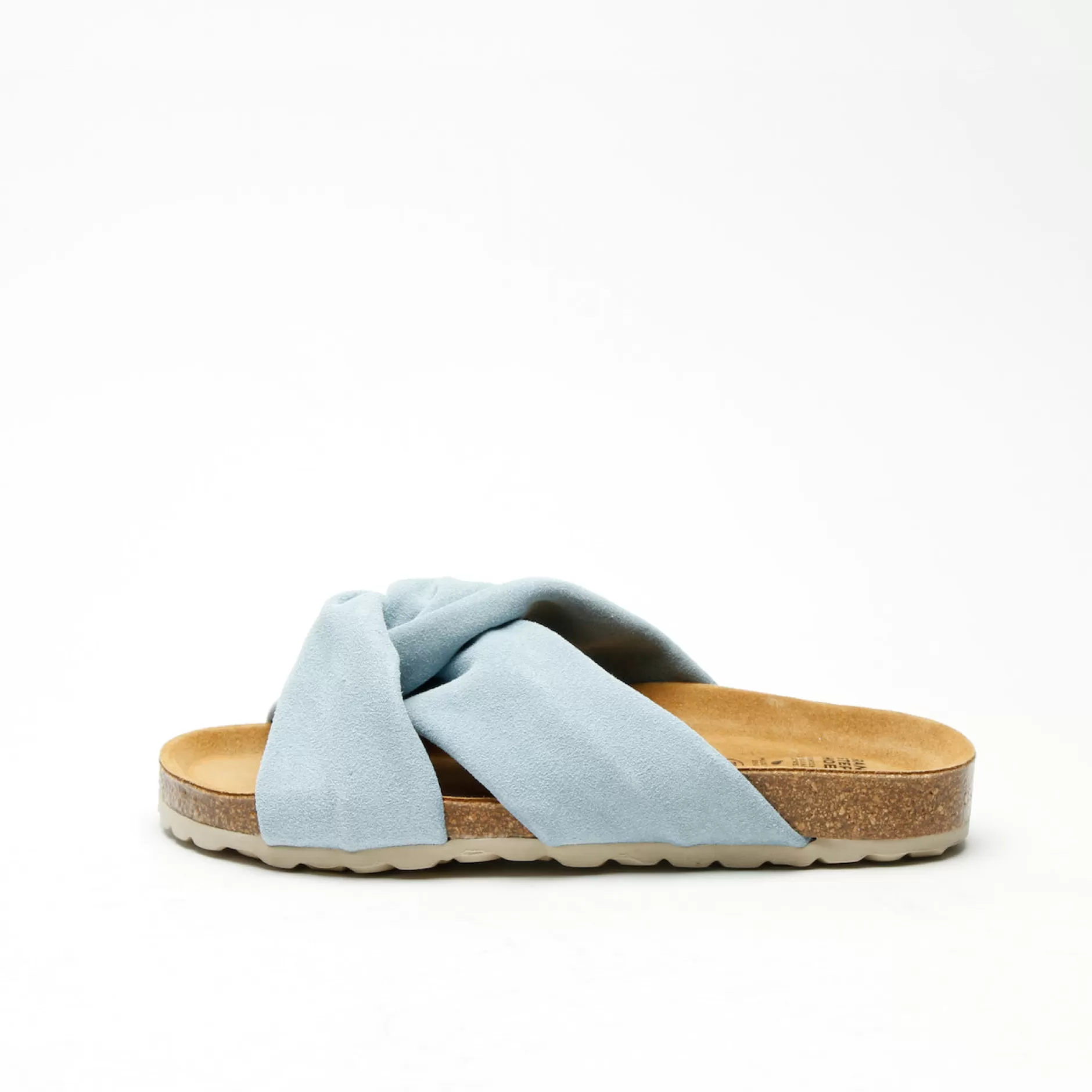 Shoes*Grand Step Senna Suede Leather Sandal It.Blue