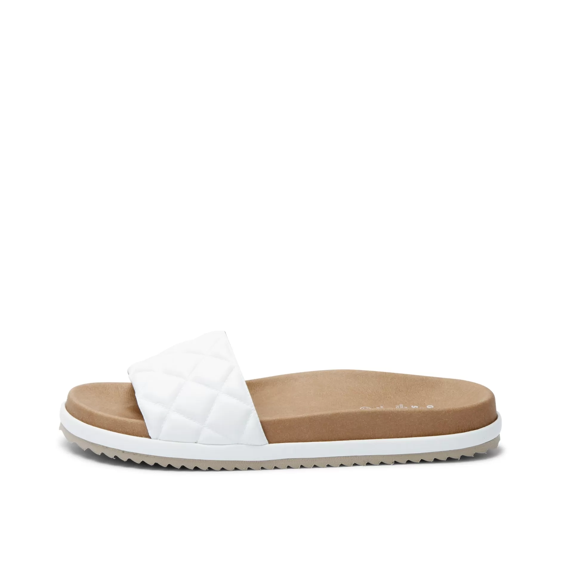 Shoes*Grand Step Silja White Corn Slipon Sandal