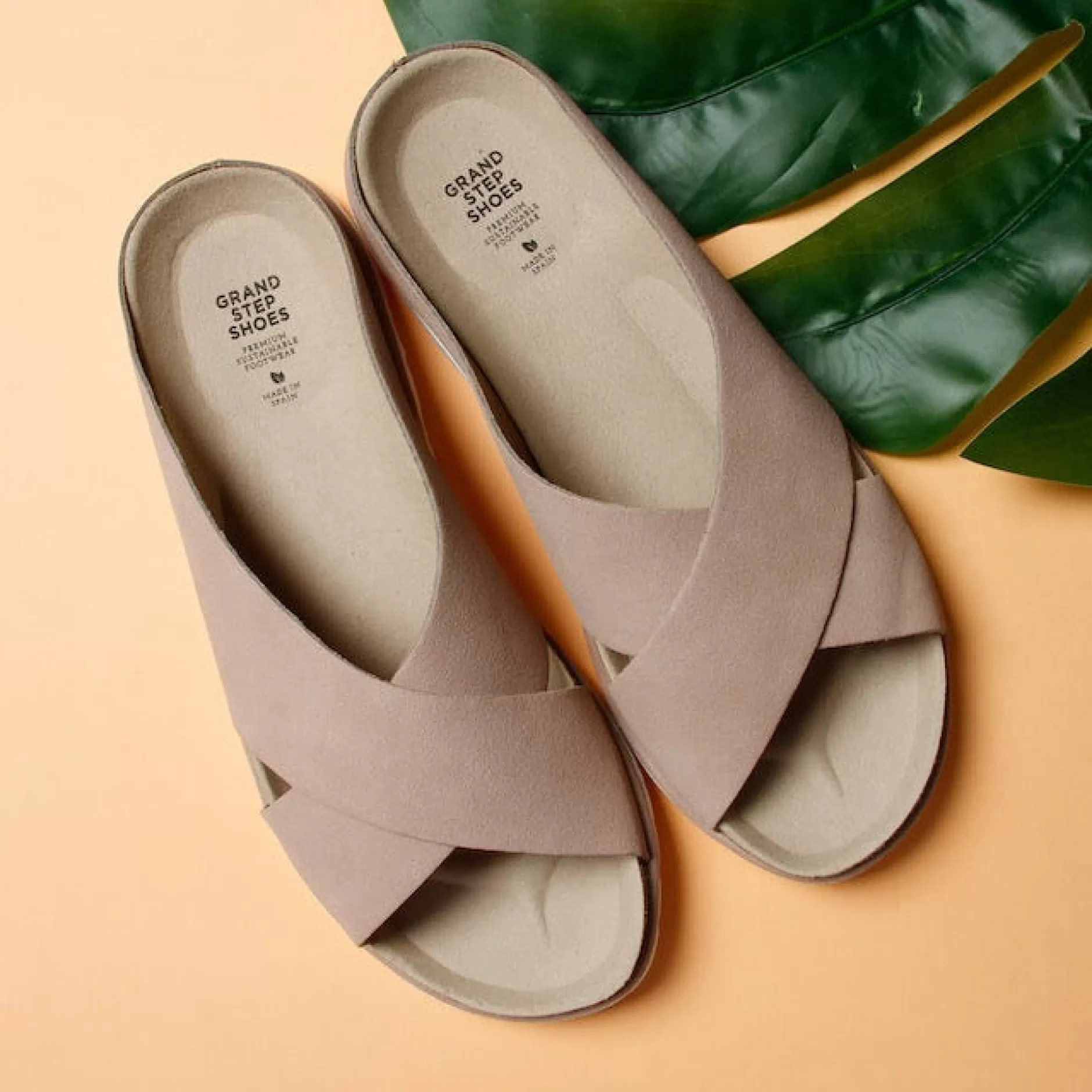 Shoes*Grand Step Sole Powder Recycled Sandal