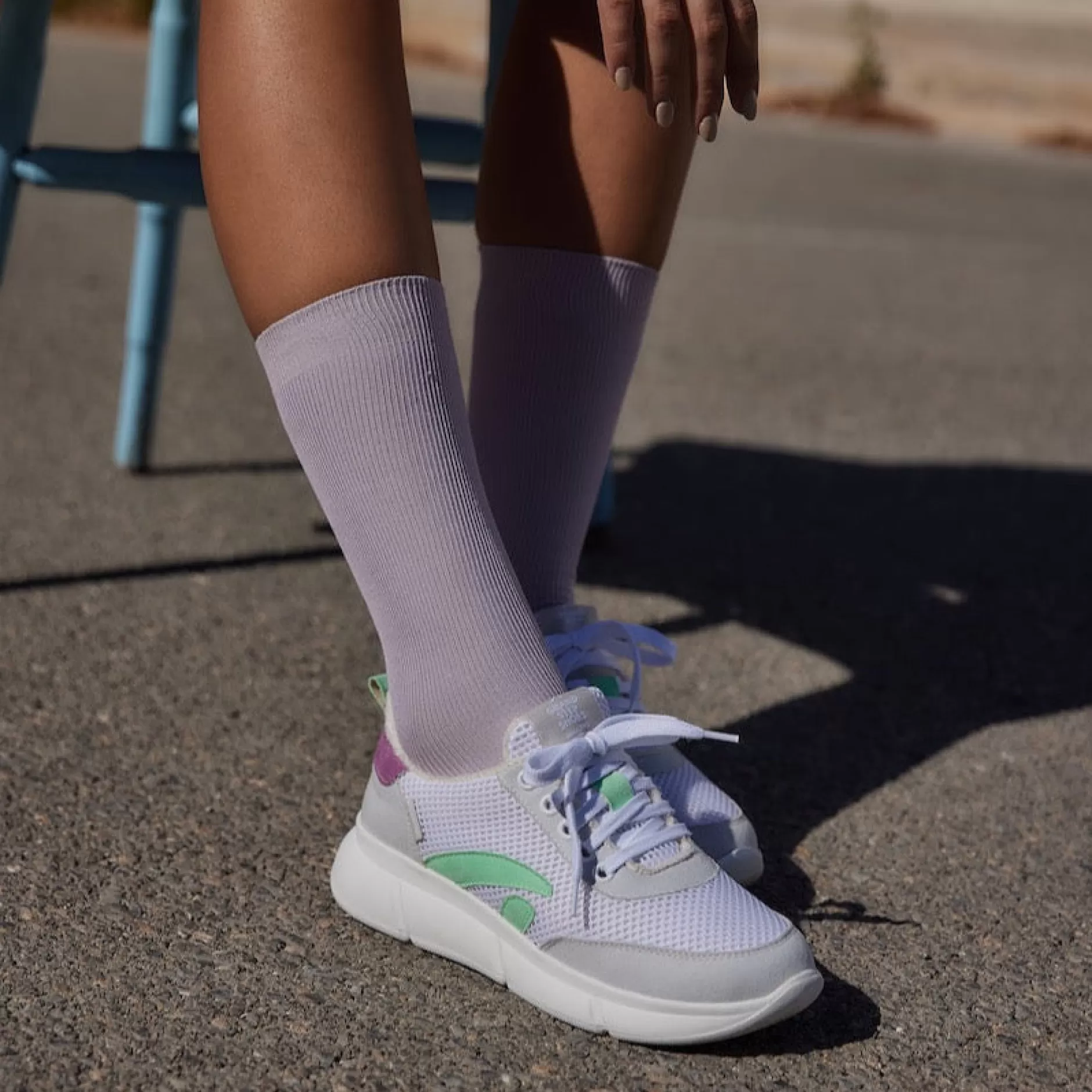 Sneakers*Grand Step Speed Vegan Sneaker White Neon