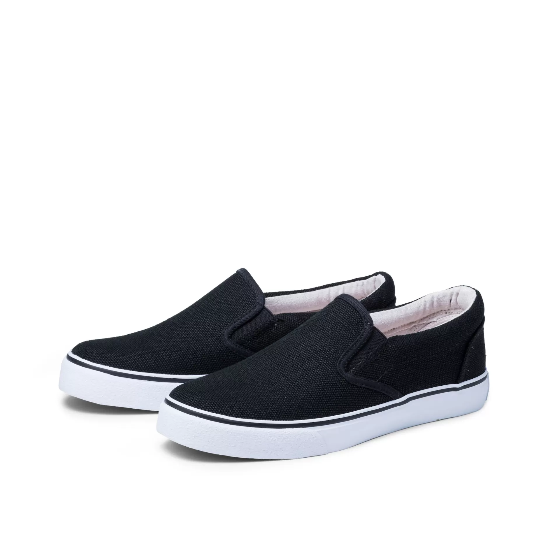 Slip-Ons*Grand Step Stacy Hemp Slipon Black