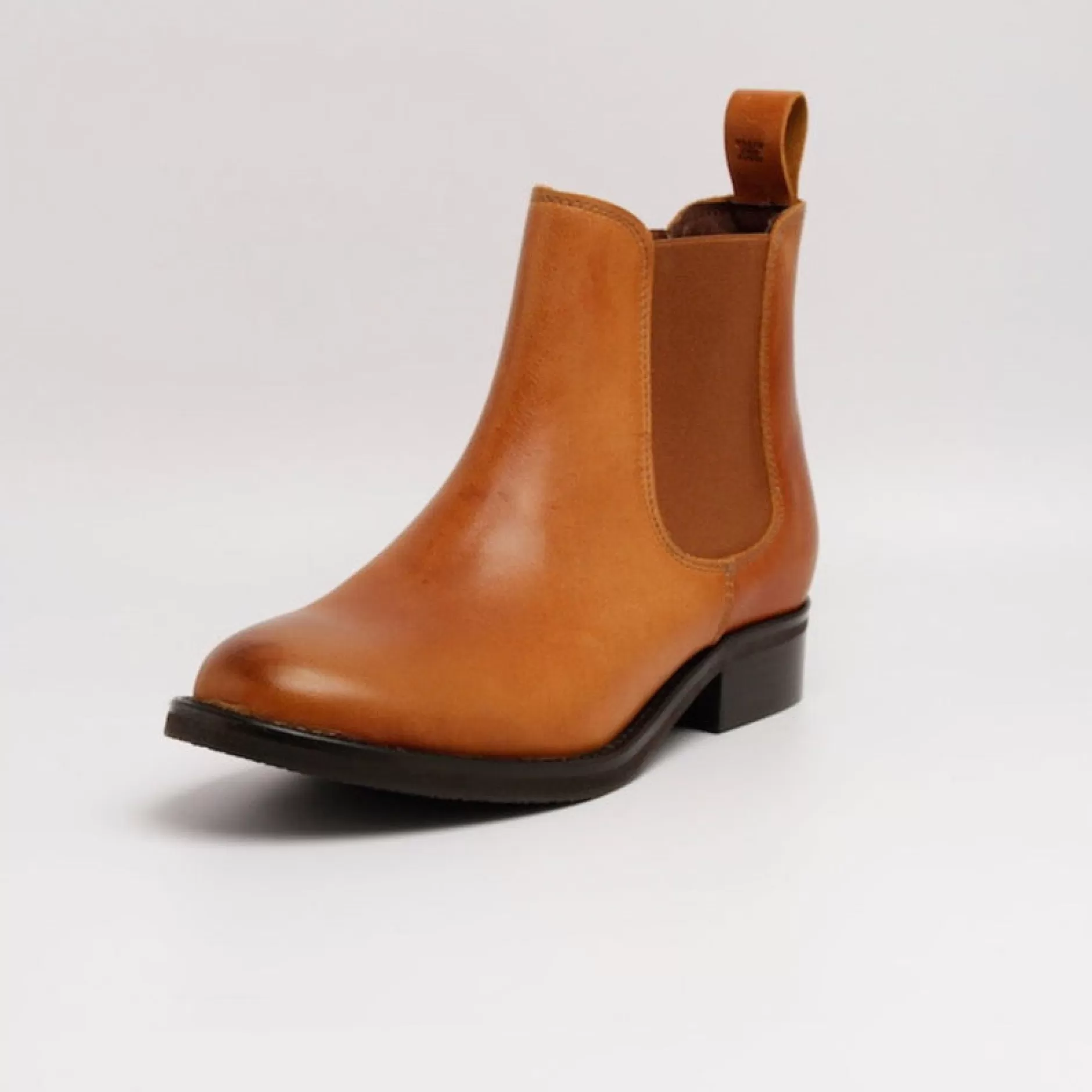 Boots*Grand Step Stella Cognac Chelsea Bootie