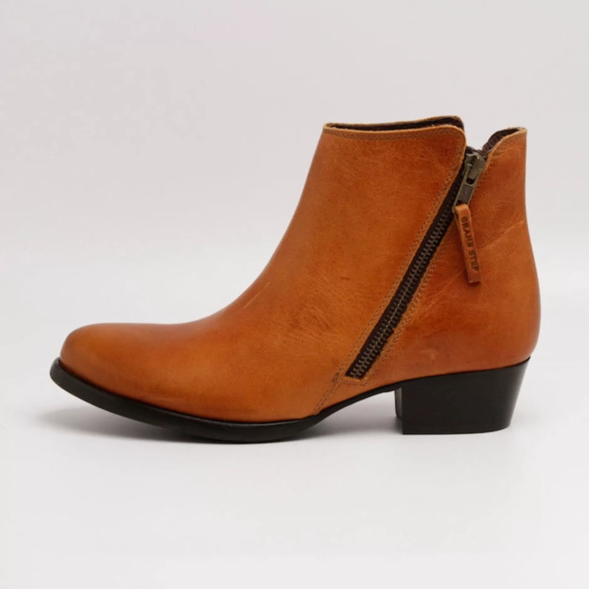 Boots*Grand Step Svenja Cognac Bootie