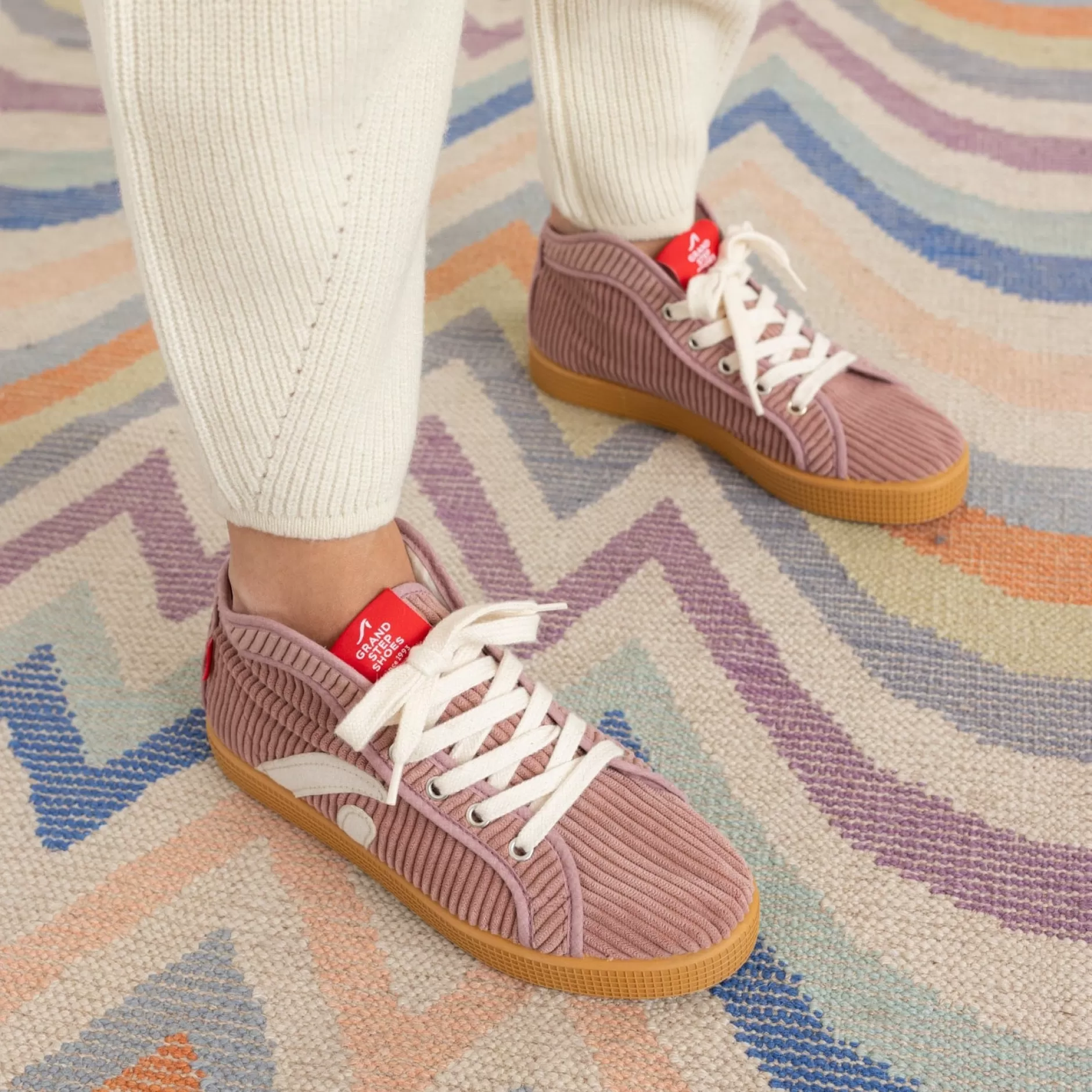 Sneakers*Grand Step Taylor Cord Rose Sneaker