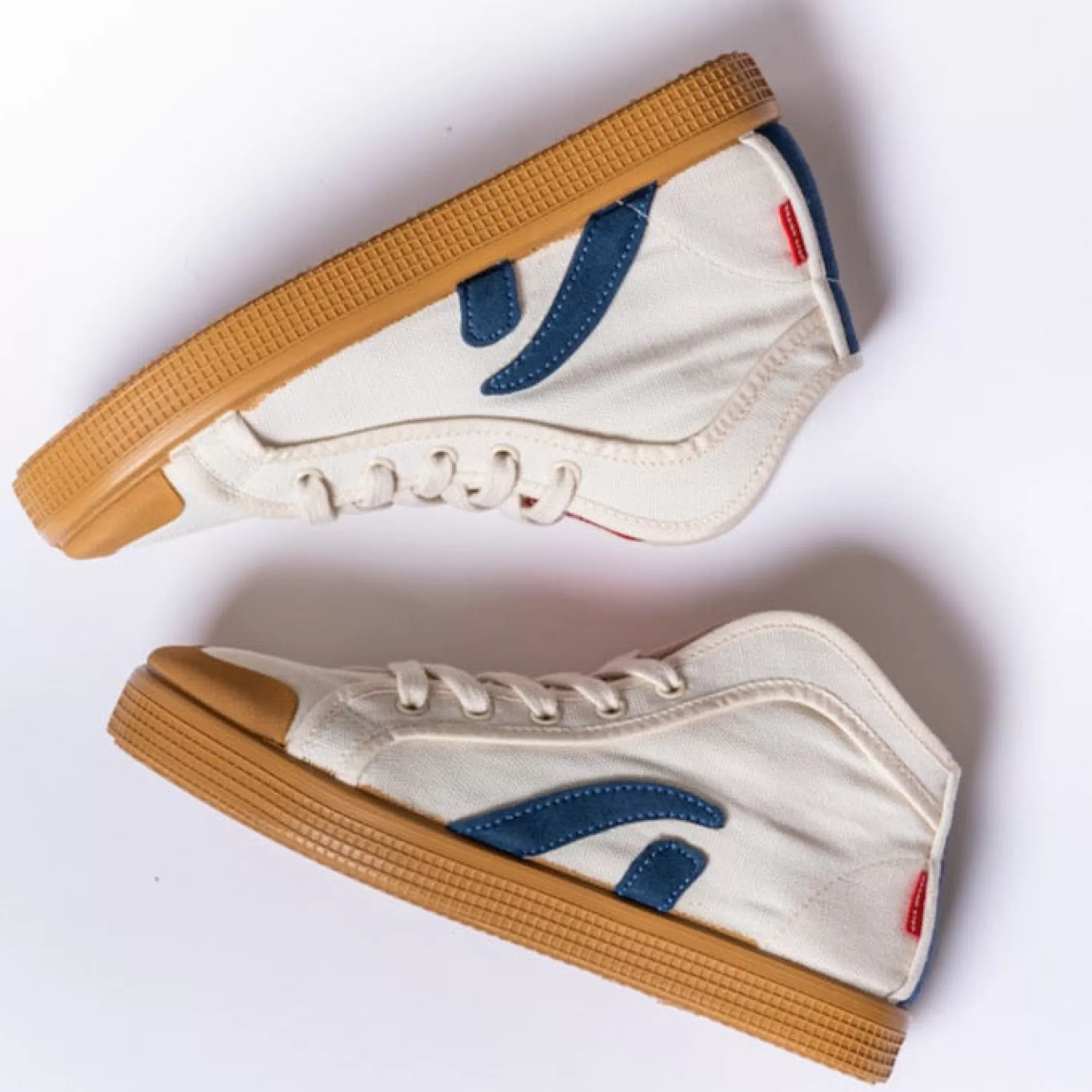 Sneakers*Grand Step Taylor Organic Sneaker Offwhite Navy