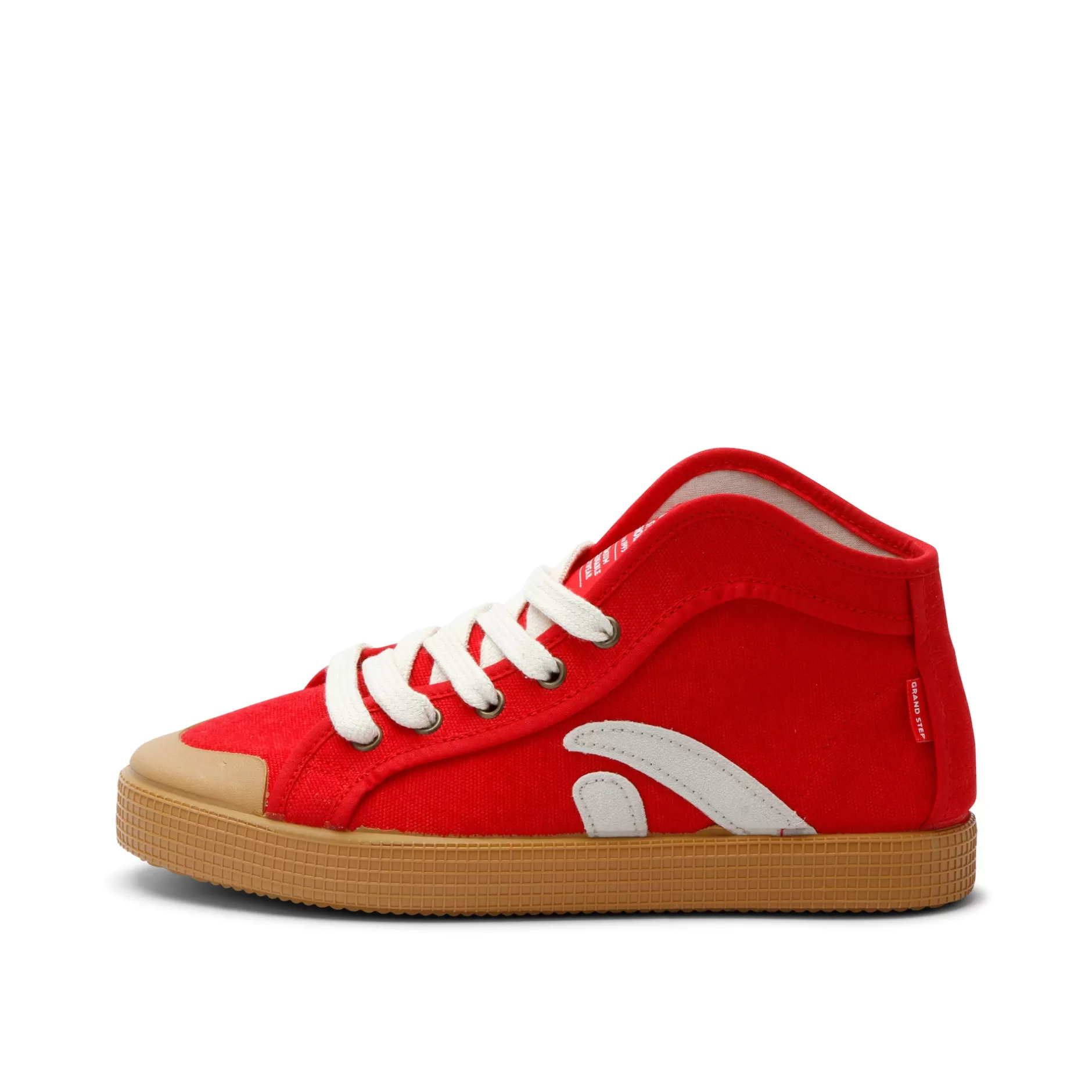 Sneakers*Grand Step Taylor Organic Sneaker Red Washed