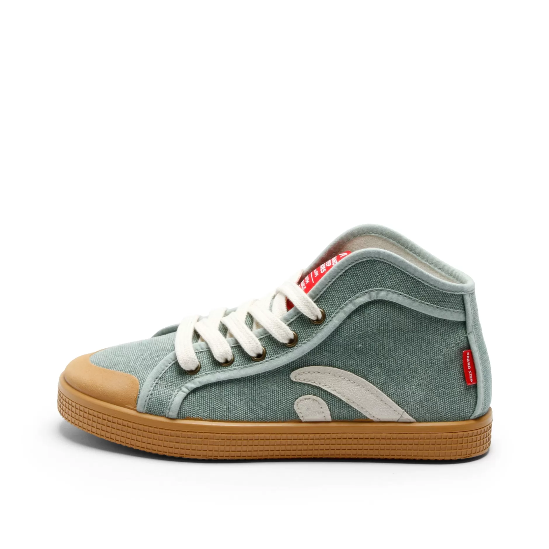 Sneakers*Grand Step Taylor Organic Sneaker Seagreen Washed