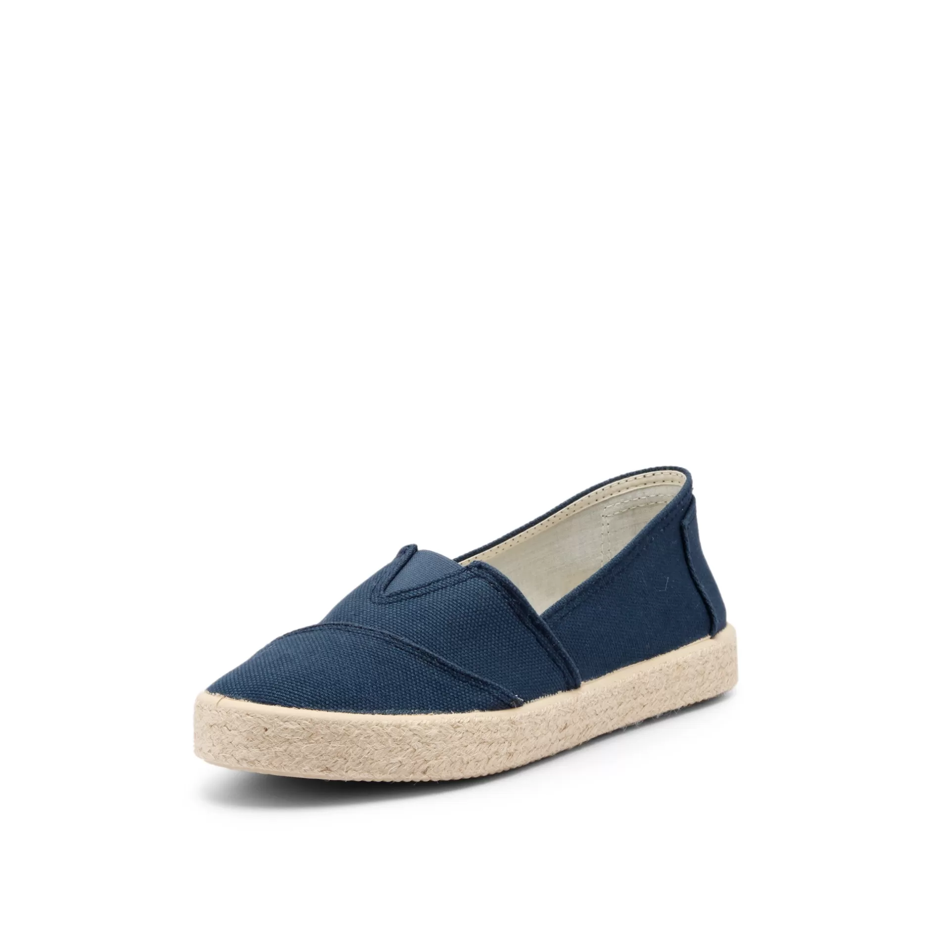 Slip-Ons*Grand Step Tim Cotton Slipon Navy