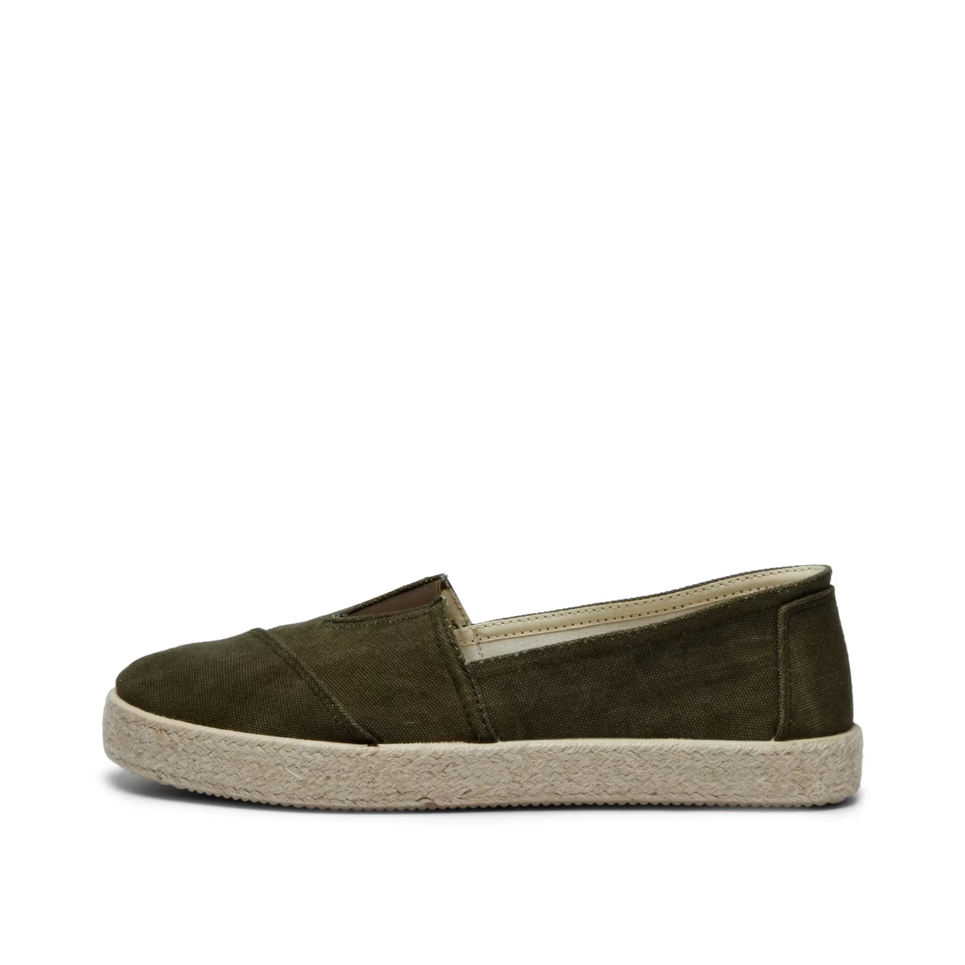 Slip-Ons*Grand Step Tim Cotton Slipon Olive