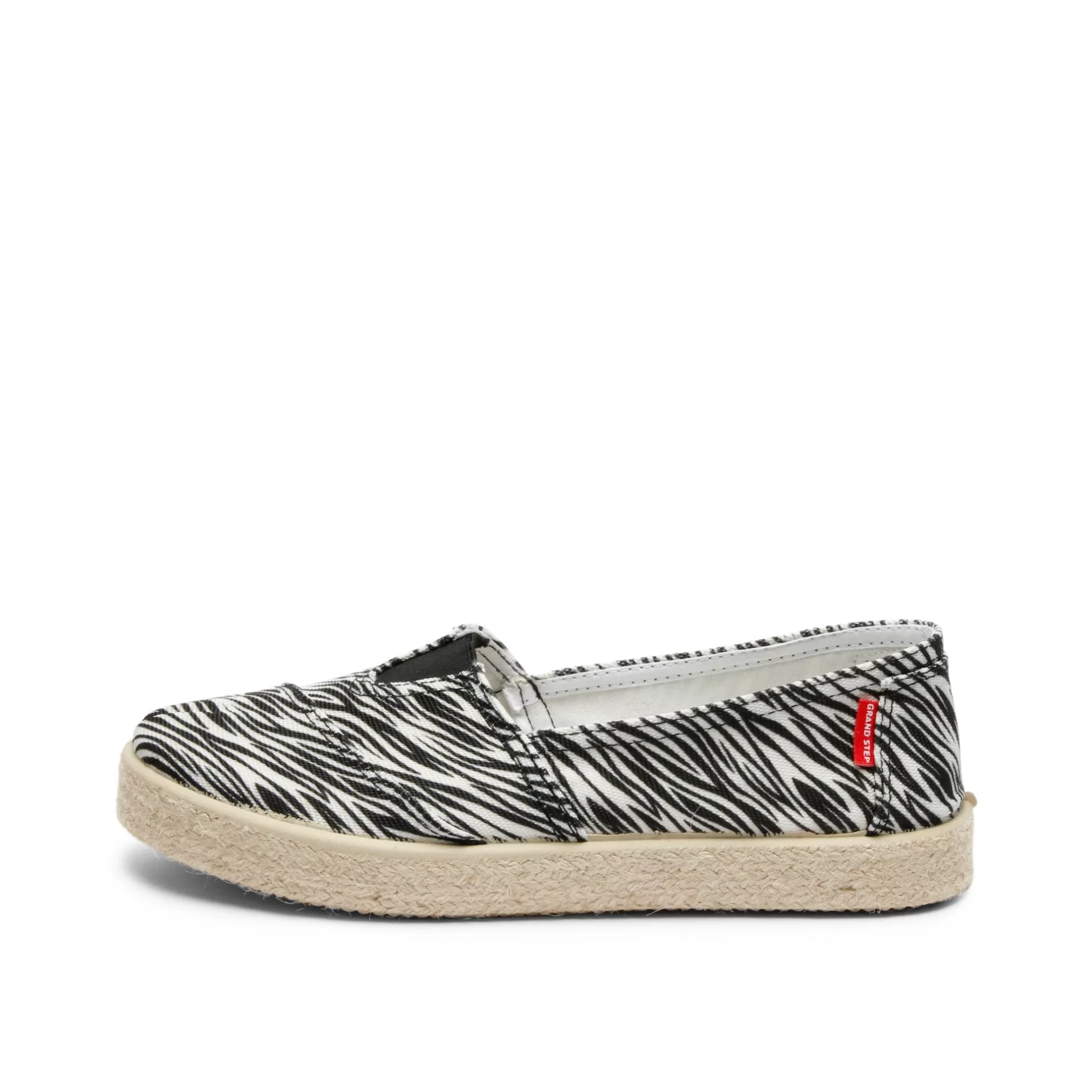 Slip-Ons*Grand Step Tim Recycled Slipon Zebra