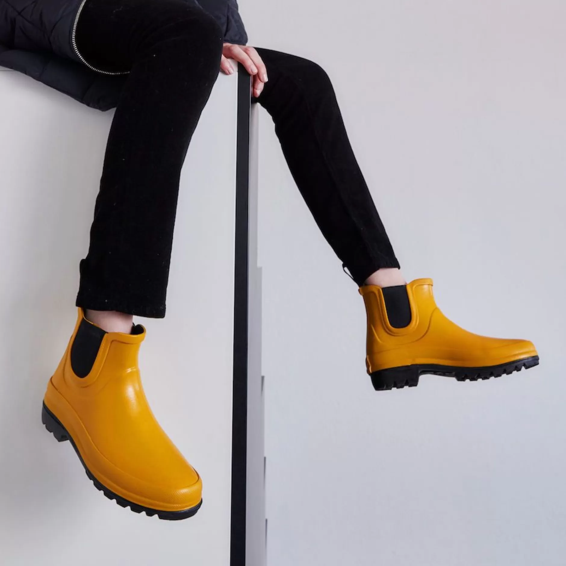 Rubber Boots*Grand Step Vickie Curry Rubber Boot