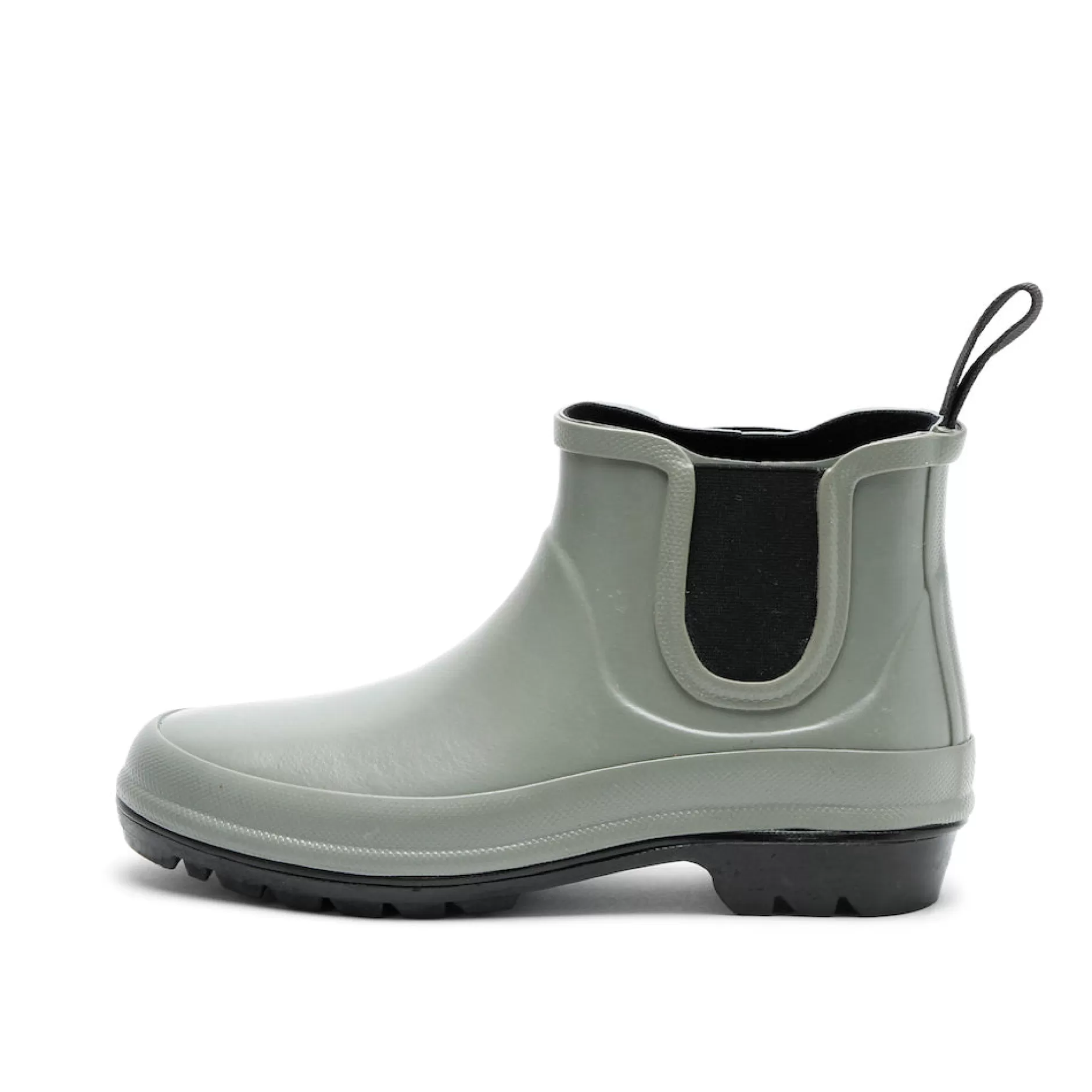 Rubber Boots*Grand Step Vickie Grey Rubber Boot