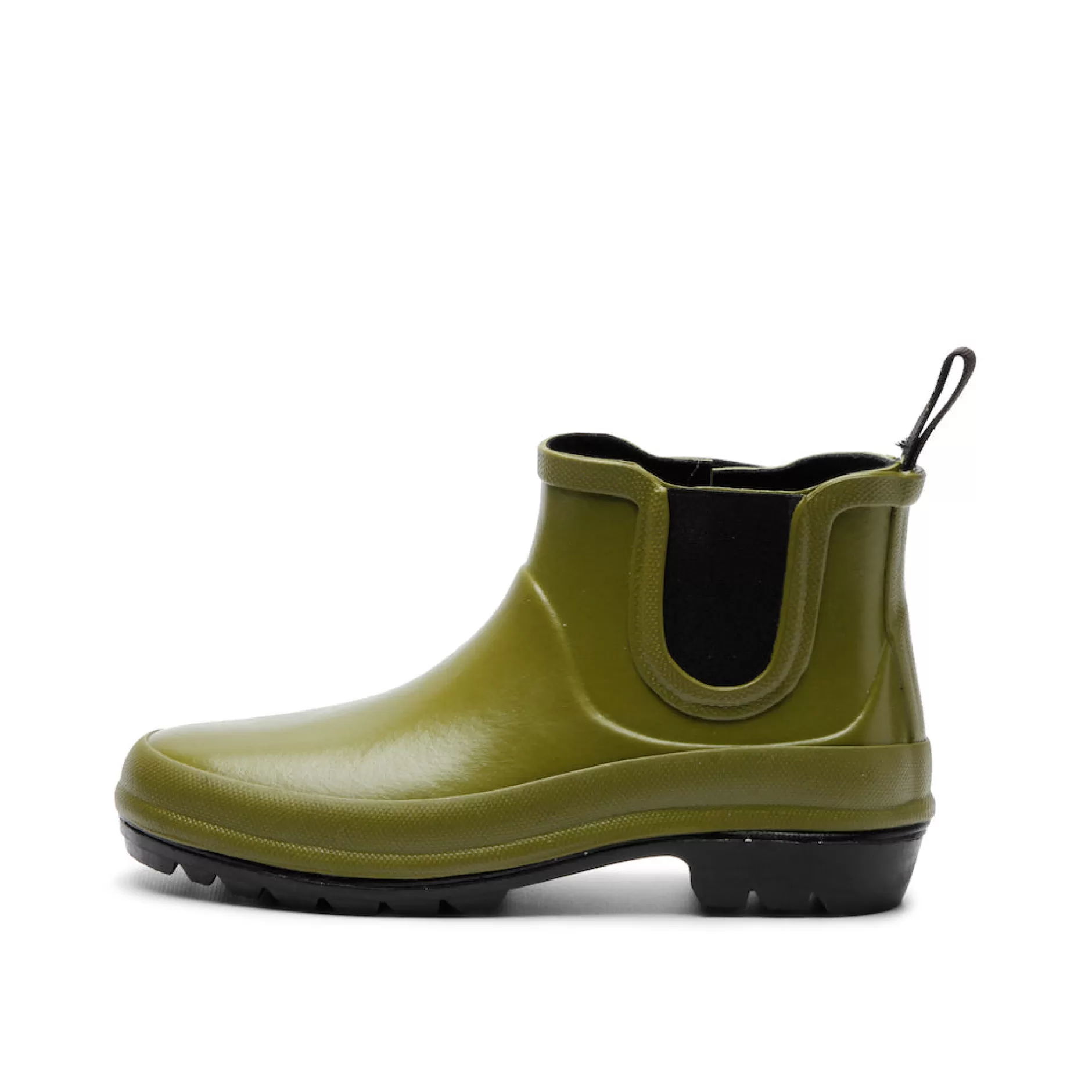 Rubber Boots*Grand Step Vickie Olive Rubber Boot